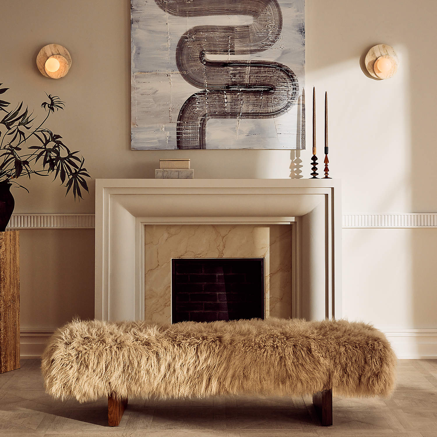 Erstone Marble Wall Light
