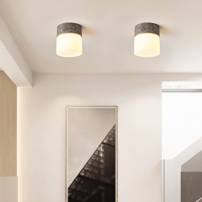 Tuppio Travertine Ceiling Light