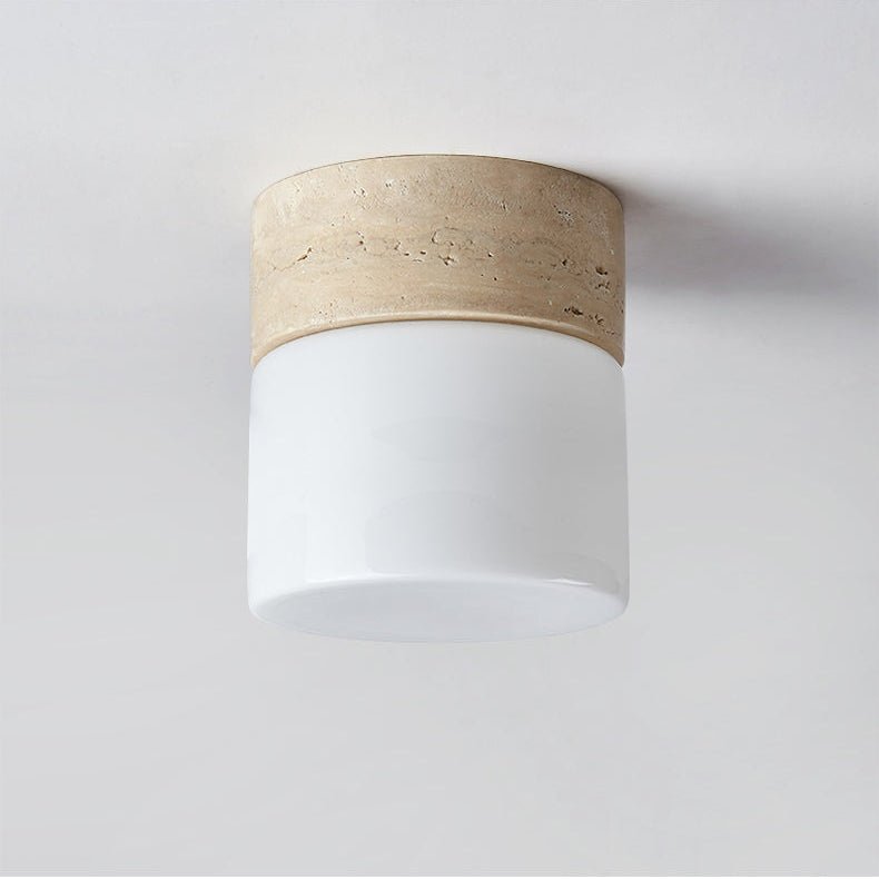 Tuppio Travertine Ceiling Light