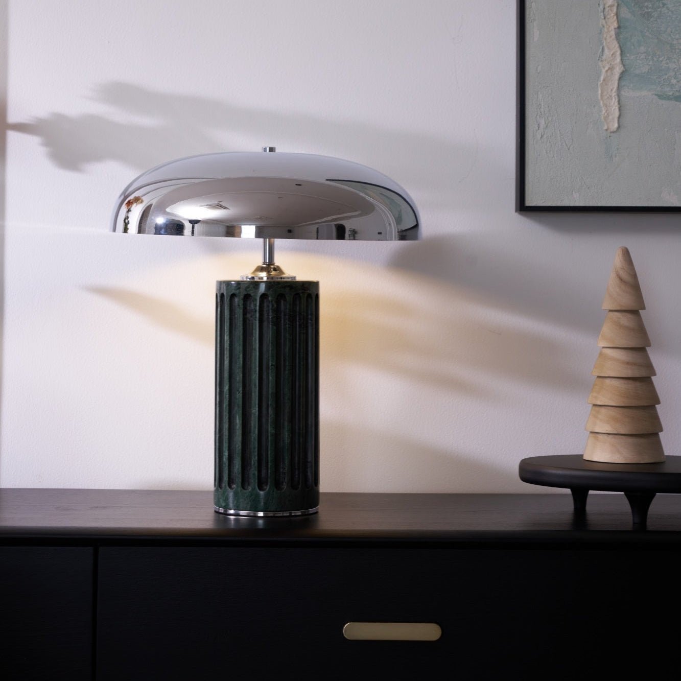 Omus Dome Marble Table Lamp