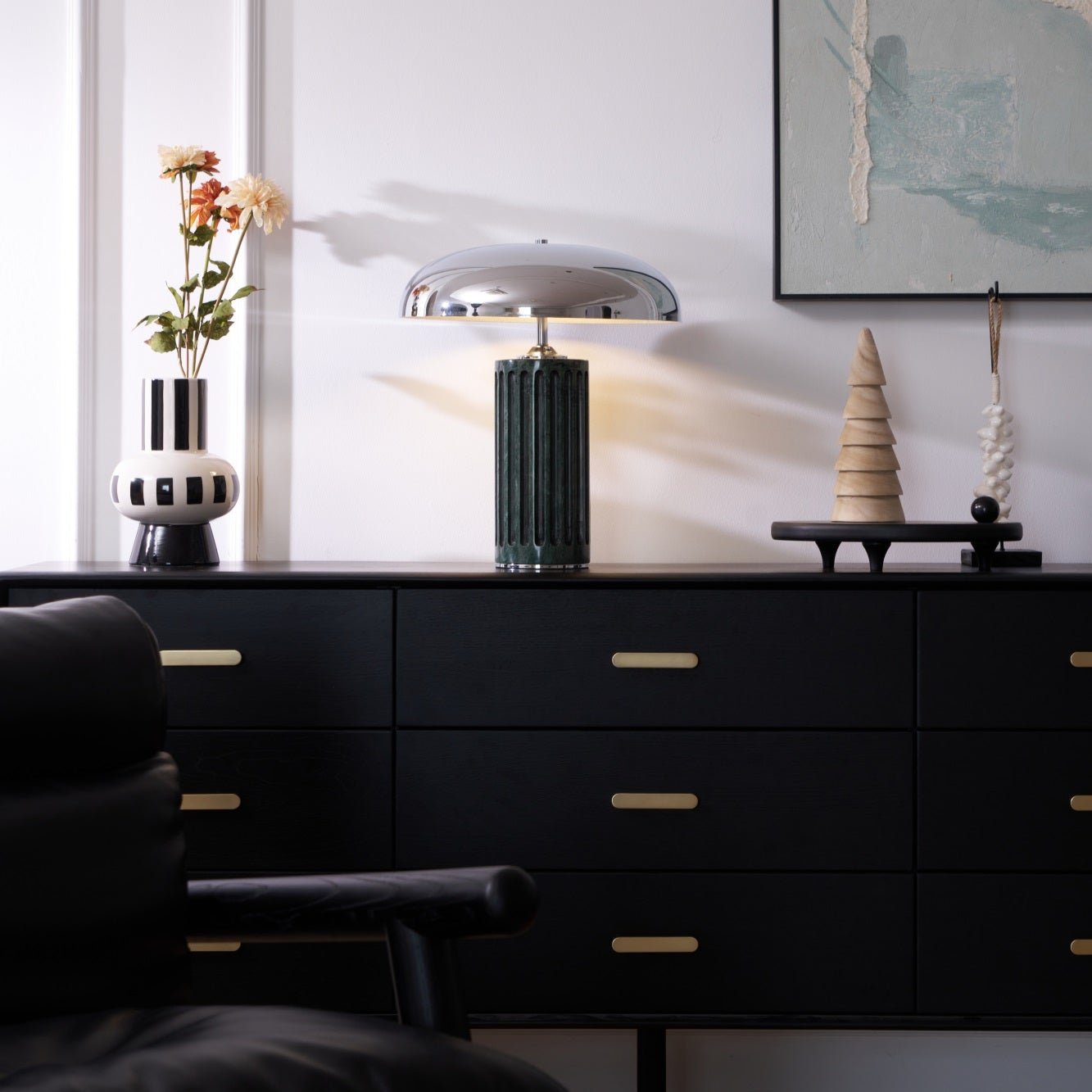 Omus Dome Marble Table Lamp