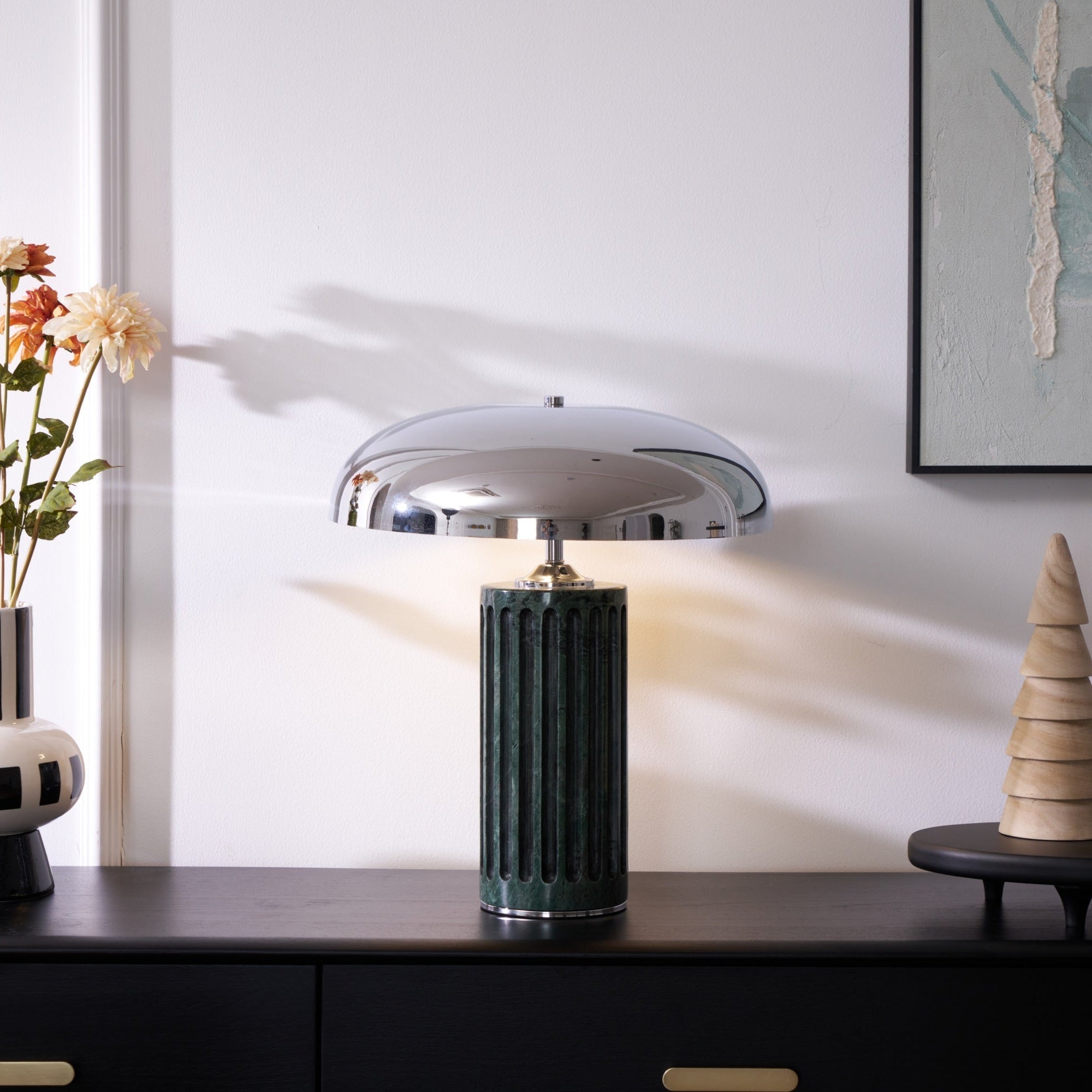 Omus Dome Marble Table Lamp