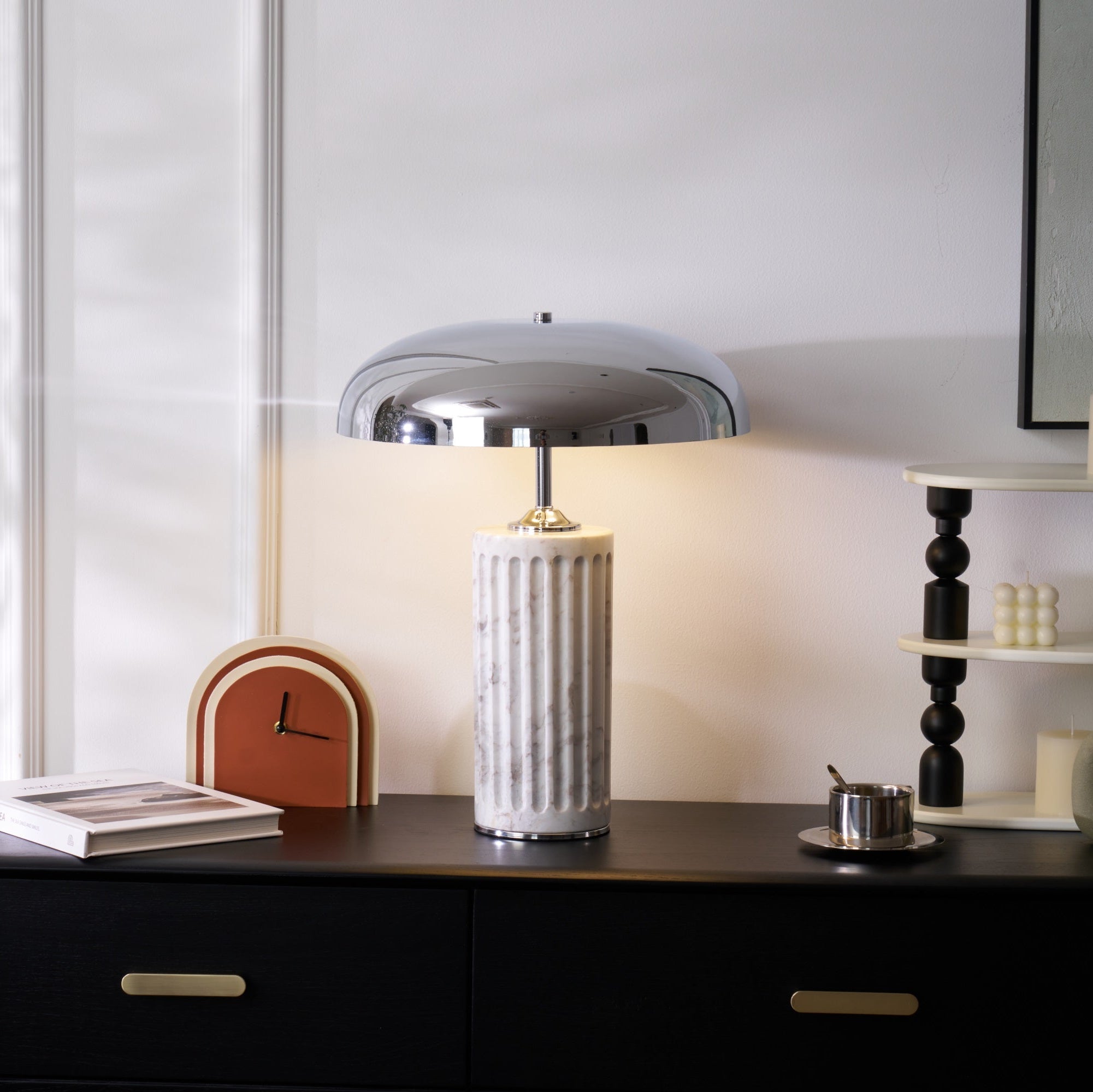 Omus Dome Marble Table Lamp