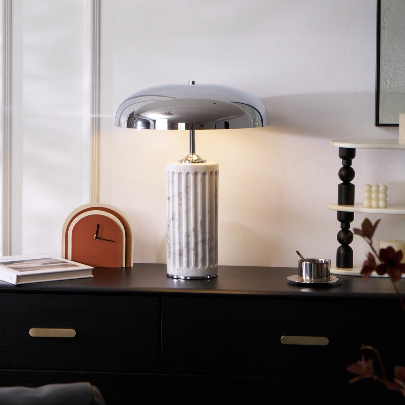 Omus Dome Marble Table Lamp