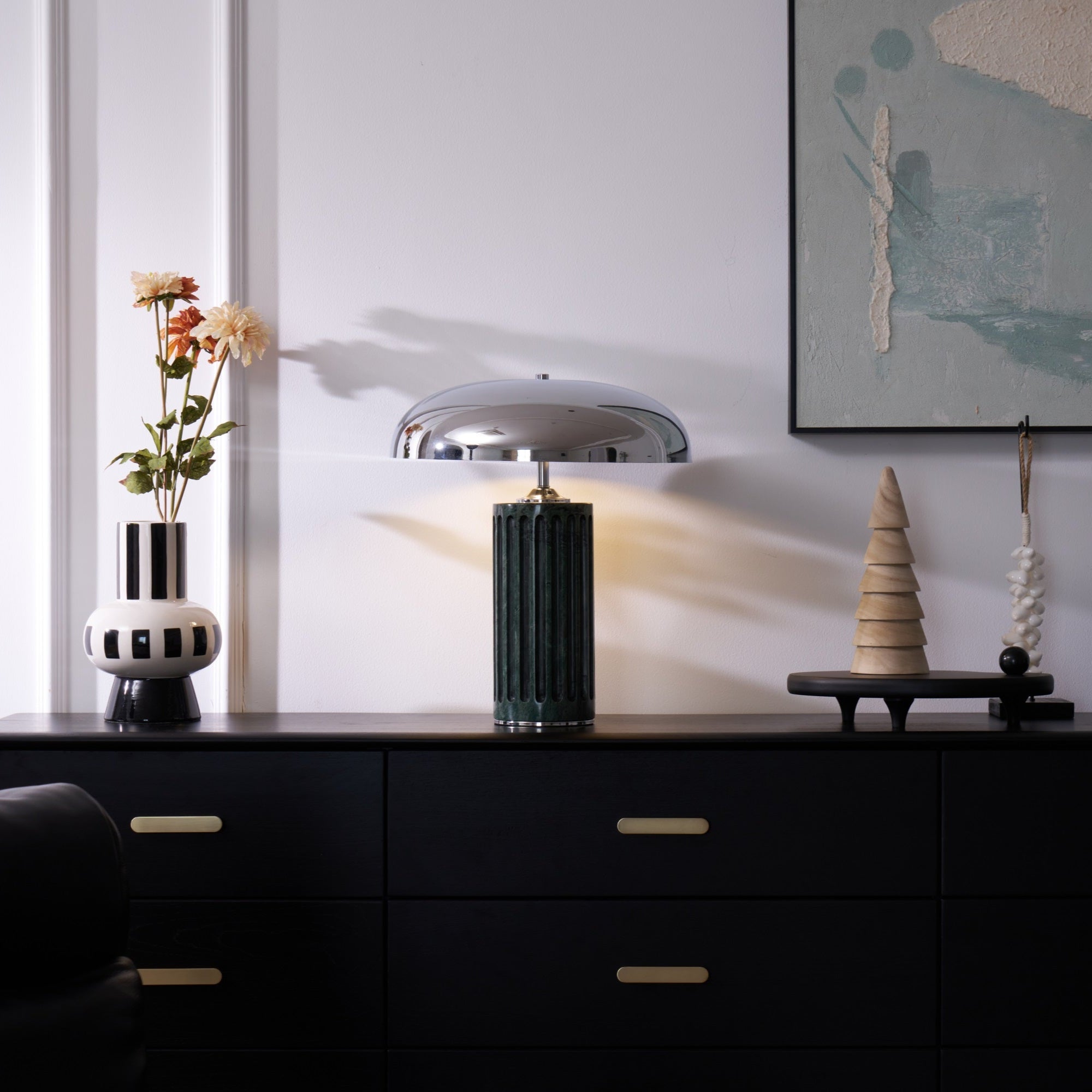 Omus Dome Marble Table Lamp