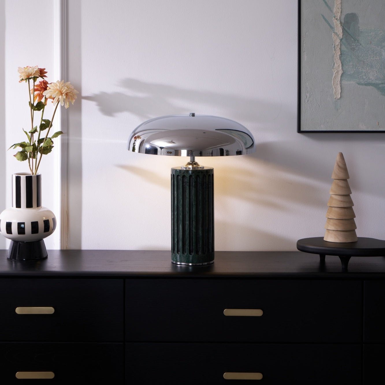 Omus Dome Marble Table Lamp