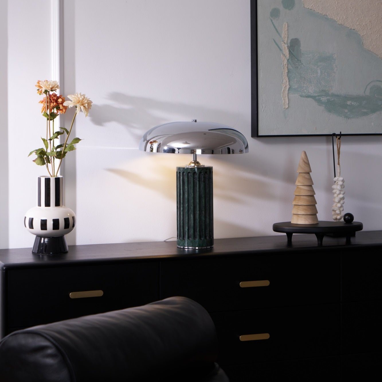 Omus Dome Marble Table Lamp