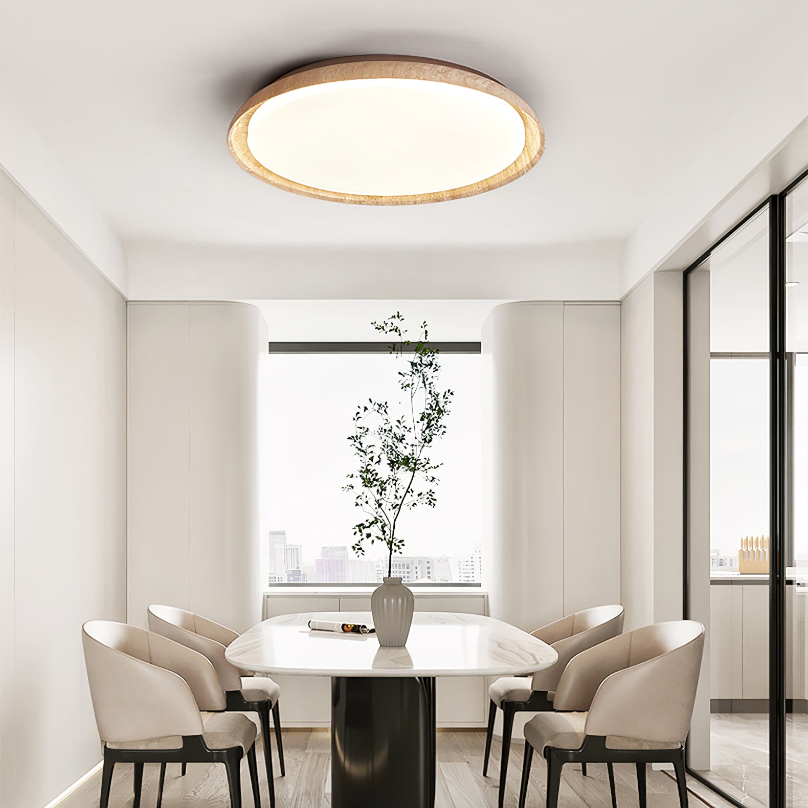 Flat Depiara Ceiling Light