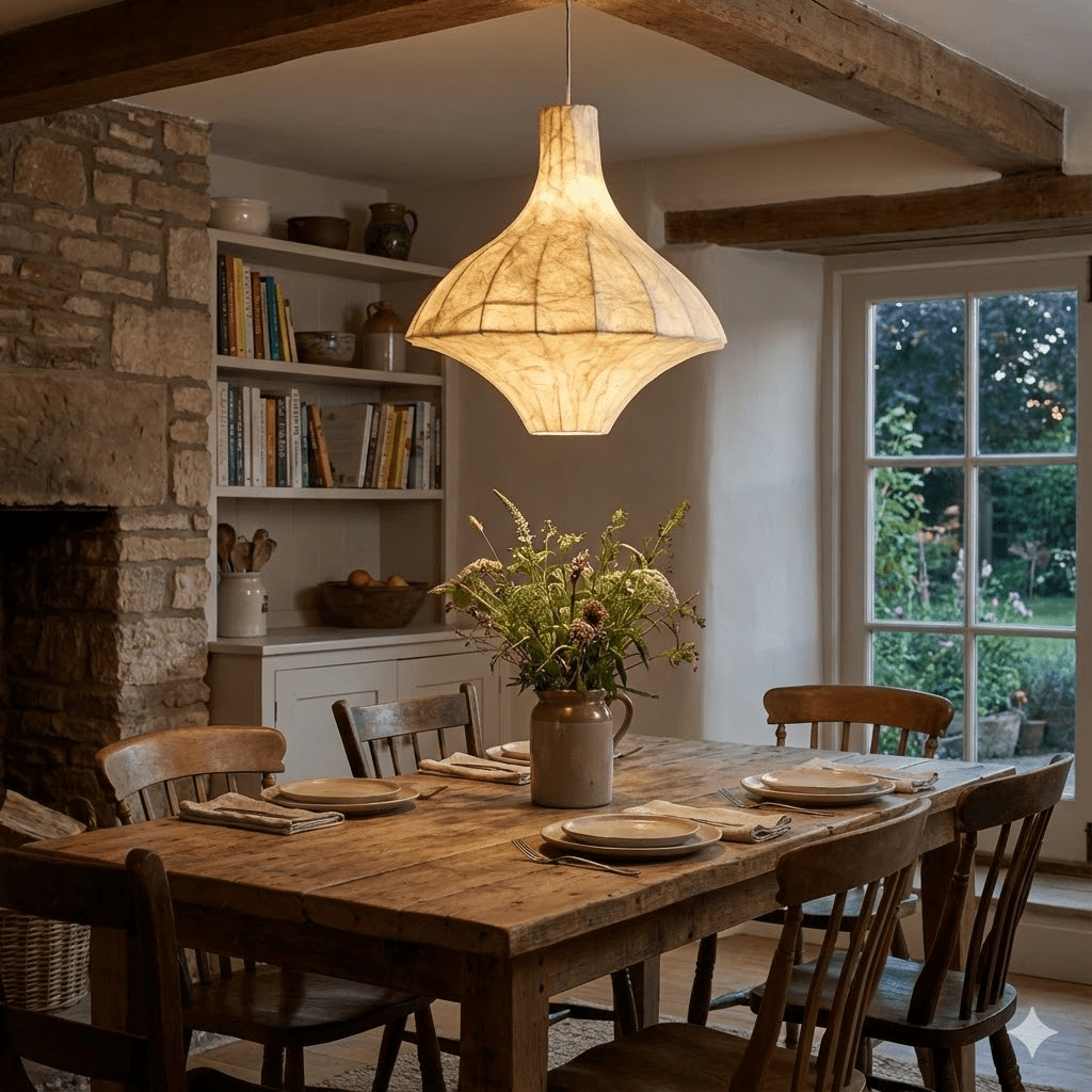 Taeyo Silk Pendant Light