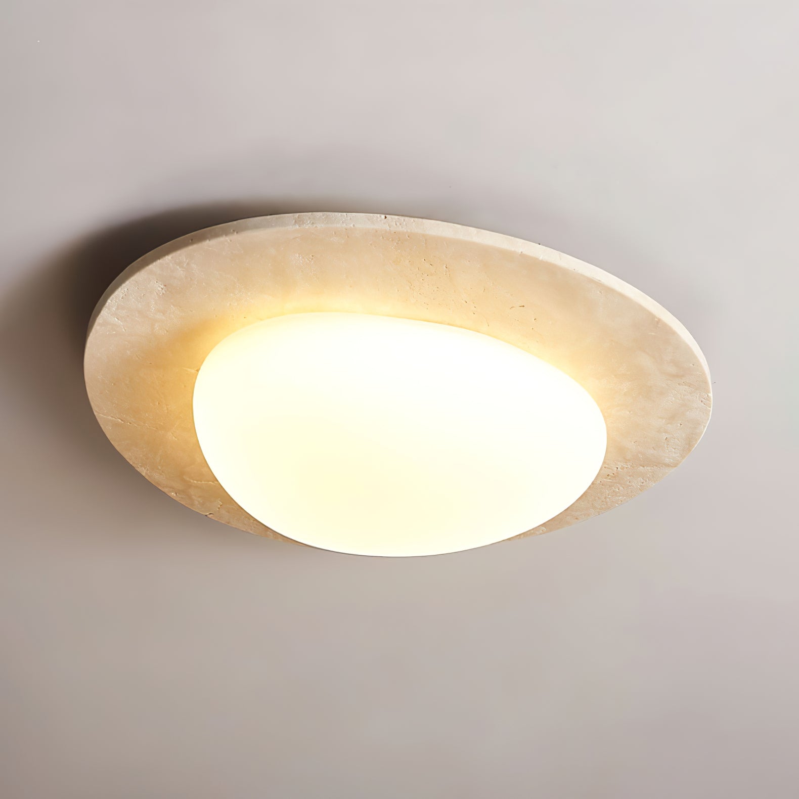 Arone Natural Stone Ceiling Light
