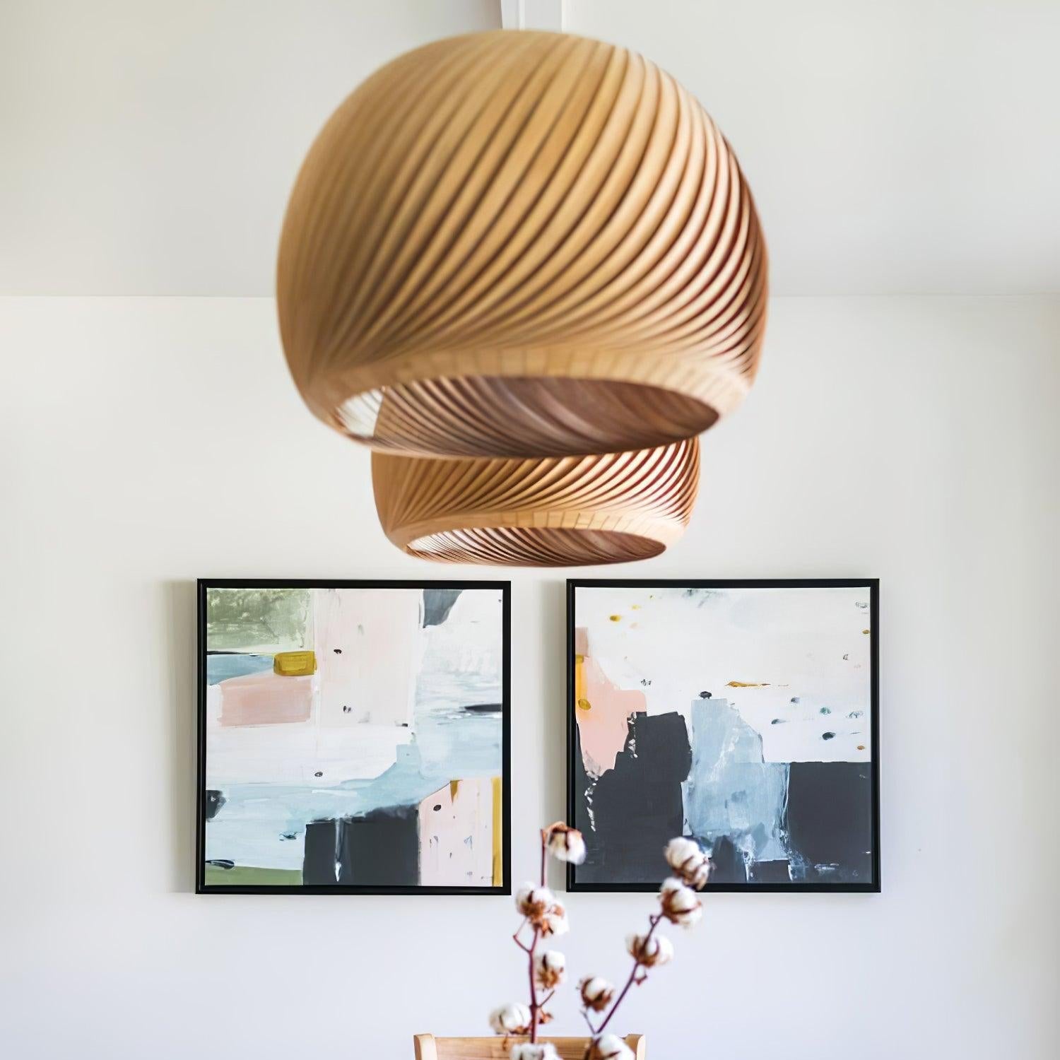 Auroze Wooden Pendant Light