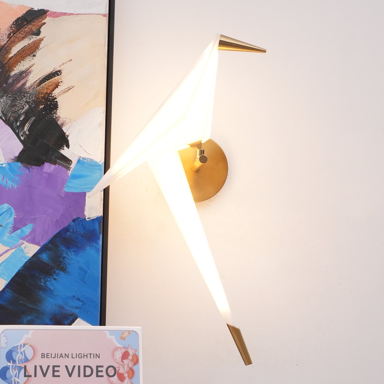 Crane Wall Light