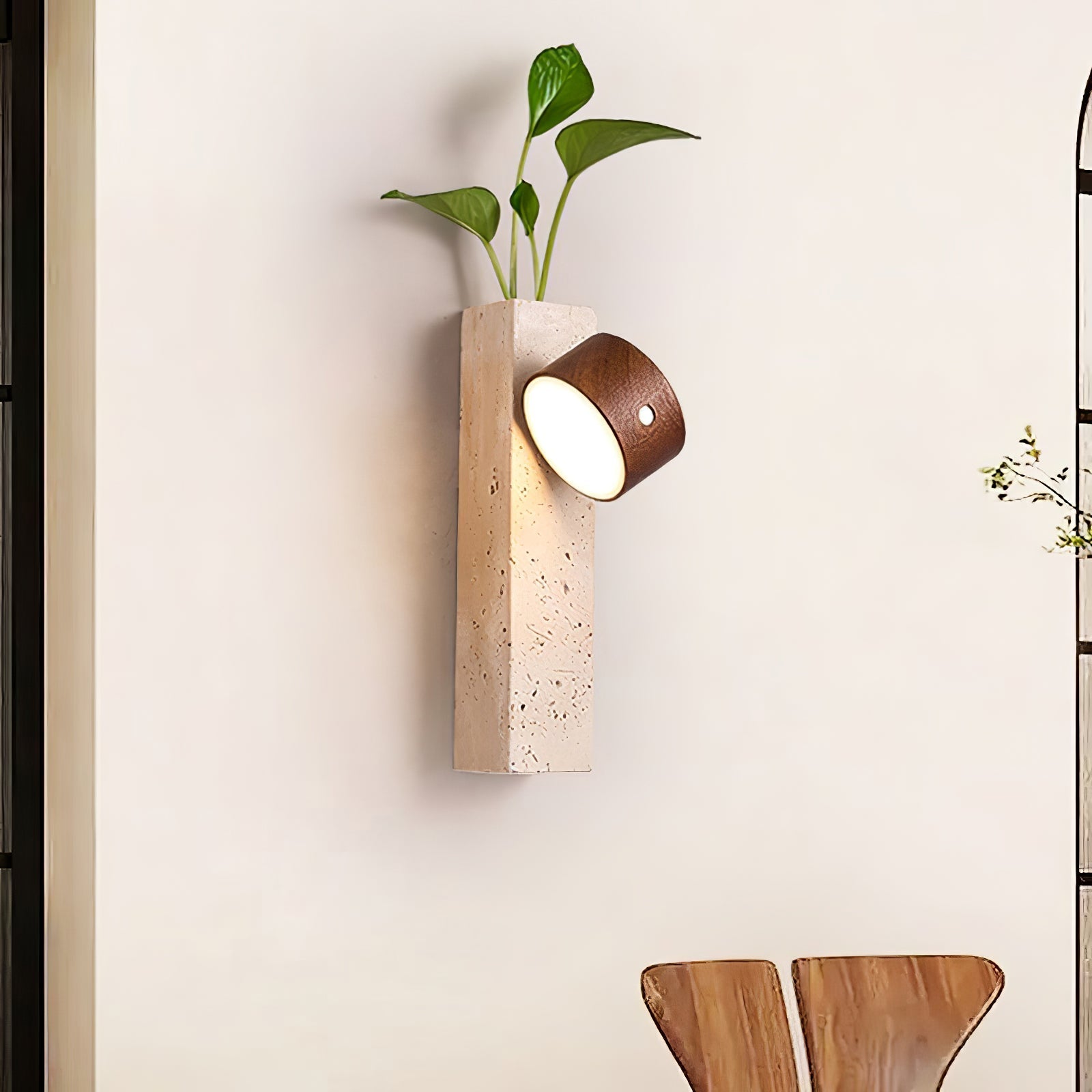 Rexis Travertine Wall Light