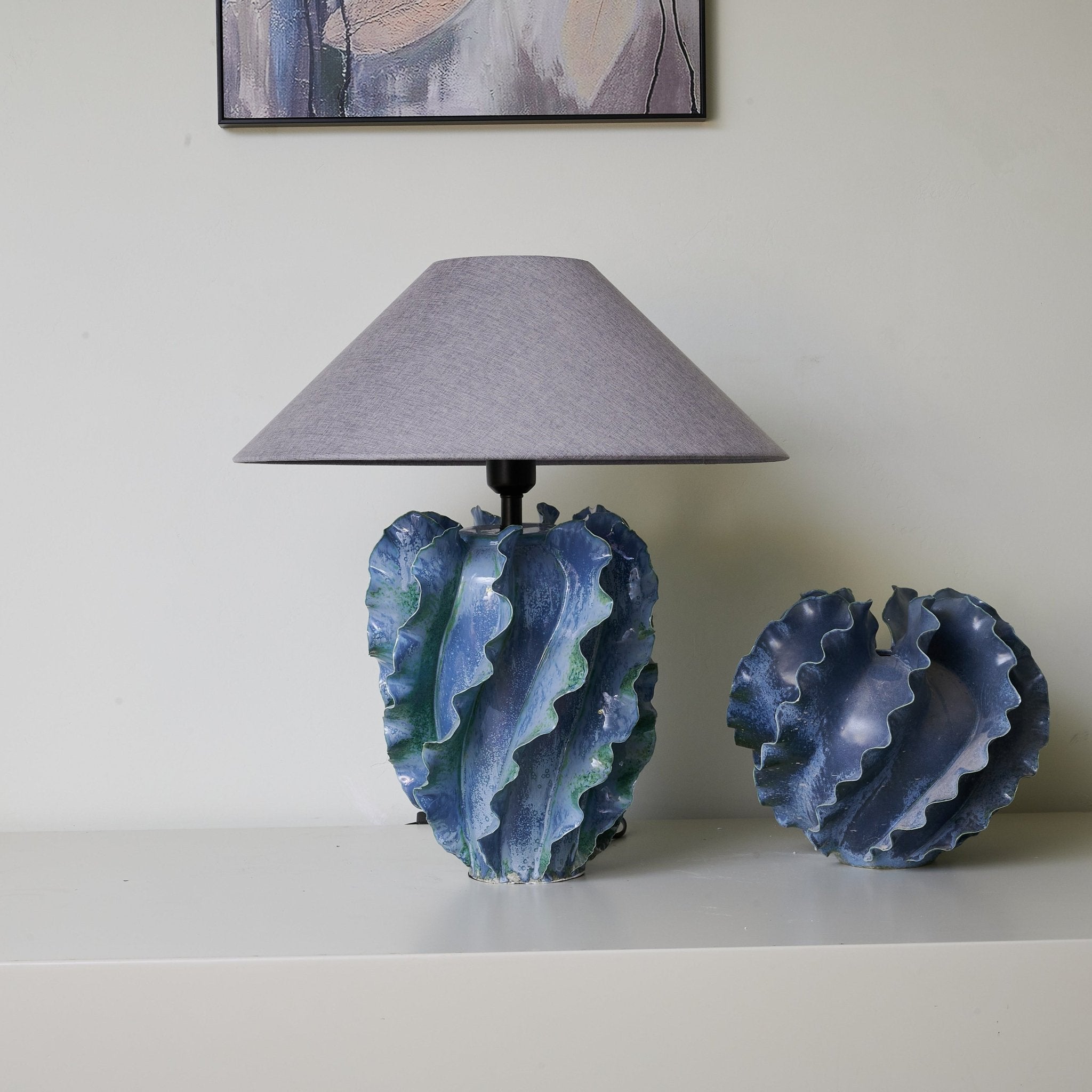 Azura Coral Wave Table Lamp