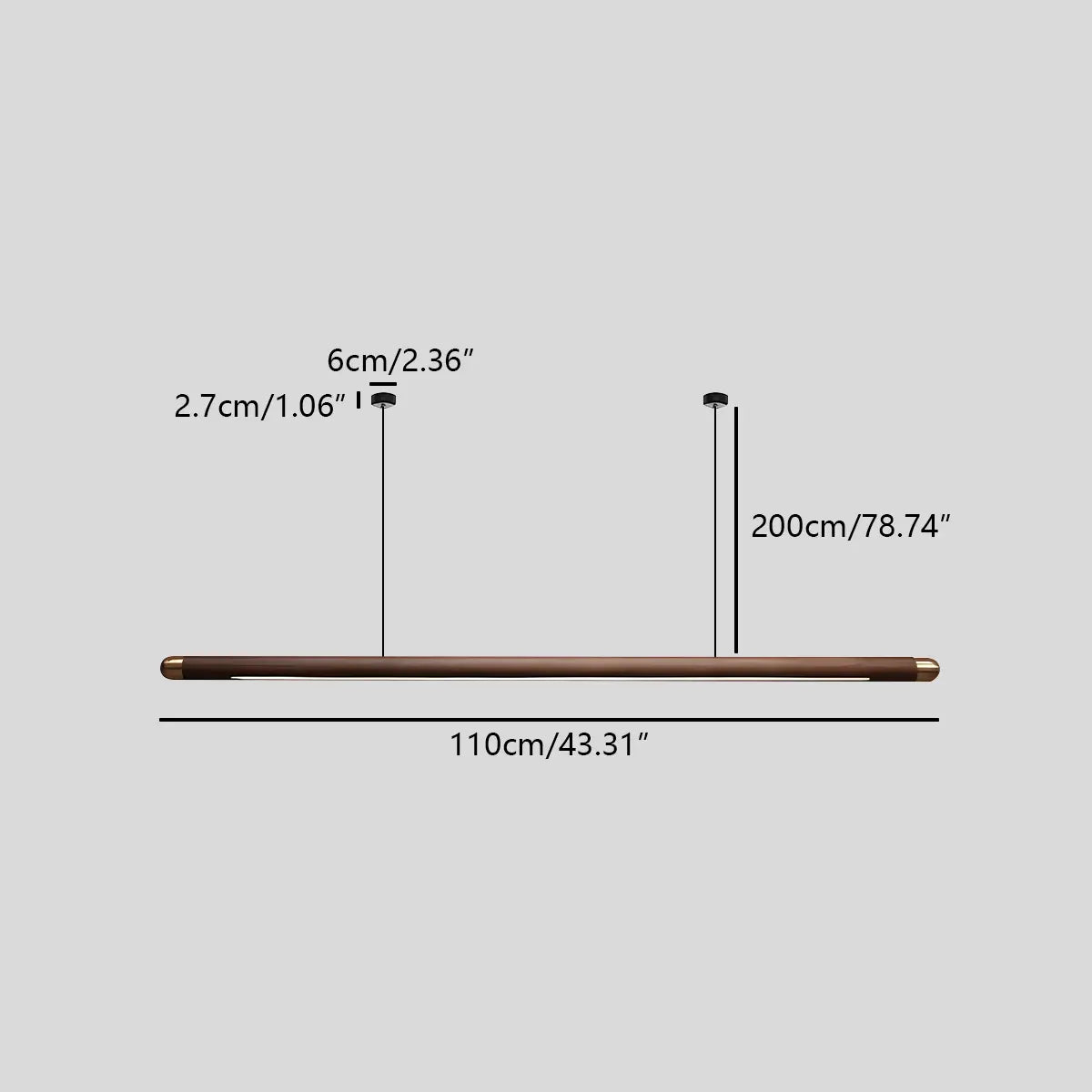 Sevelte Linear Pendant Light