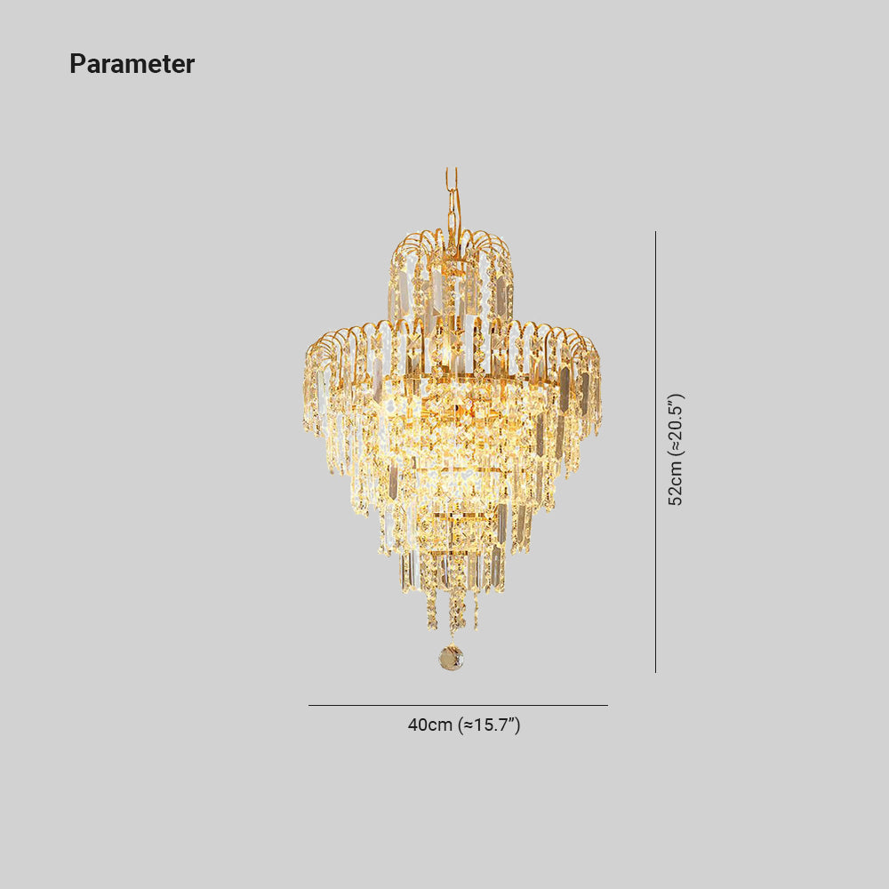 Wrenmo Tiered Chandelier