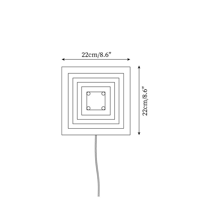 Bellin Plug In Wall Light