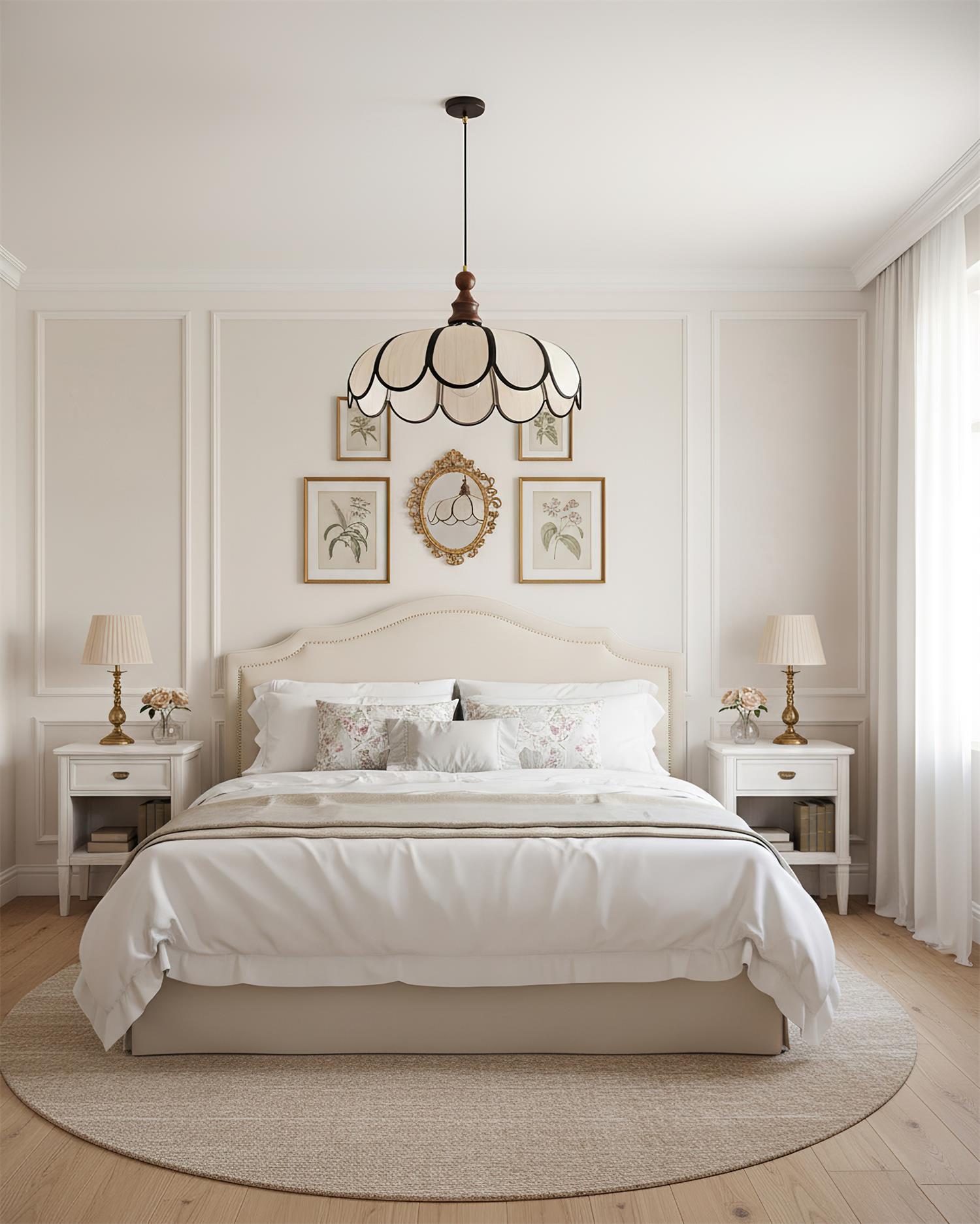 Aldicove Scalloped Pendant Light