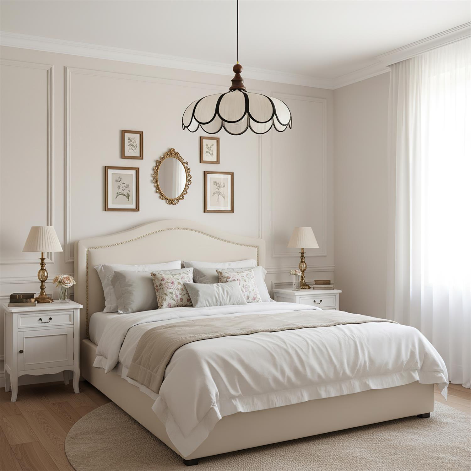 Aldicove Scalloped Pendant Light