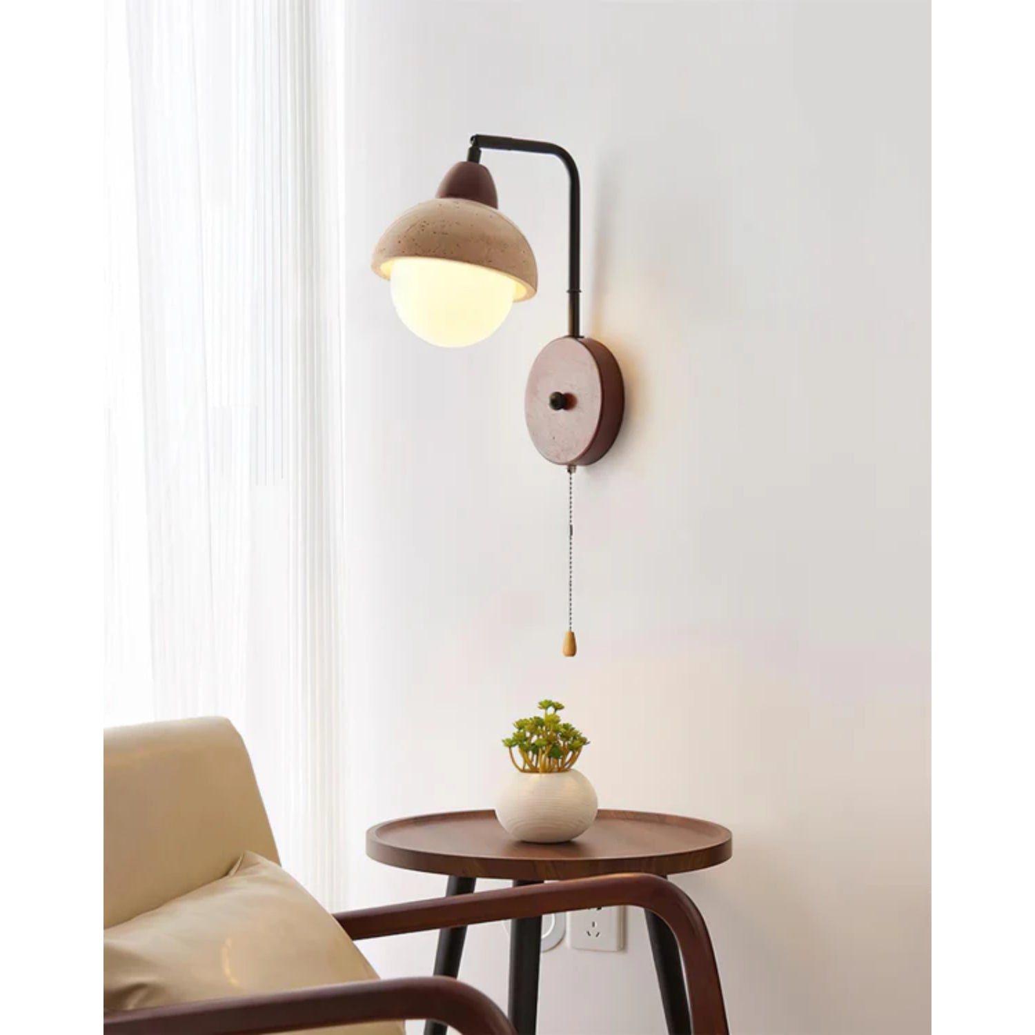 Bellemon Natural Stone Wall Light