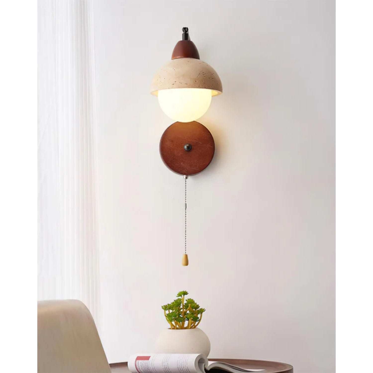Bellemon Natural Stone Wall Light
