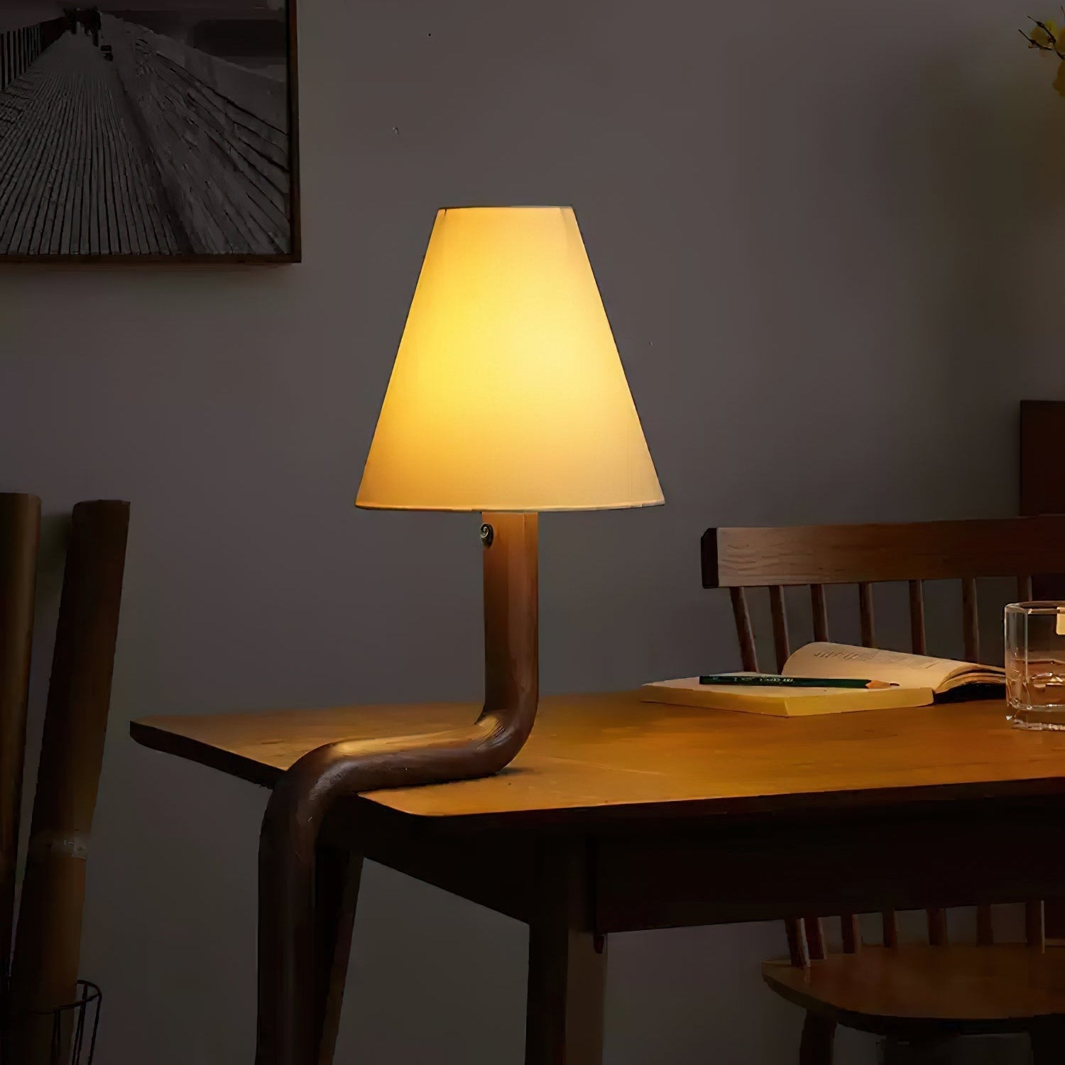 Bento Wooden Table Lamp