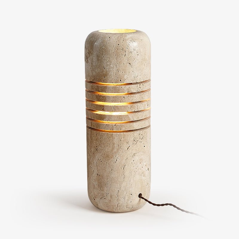 Buscus Travertine Table Lamp