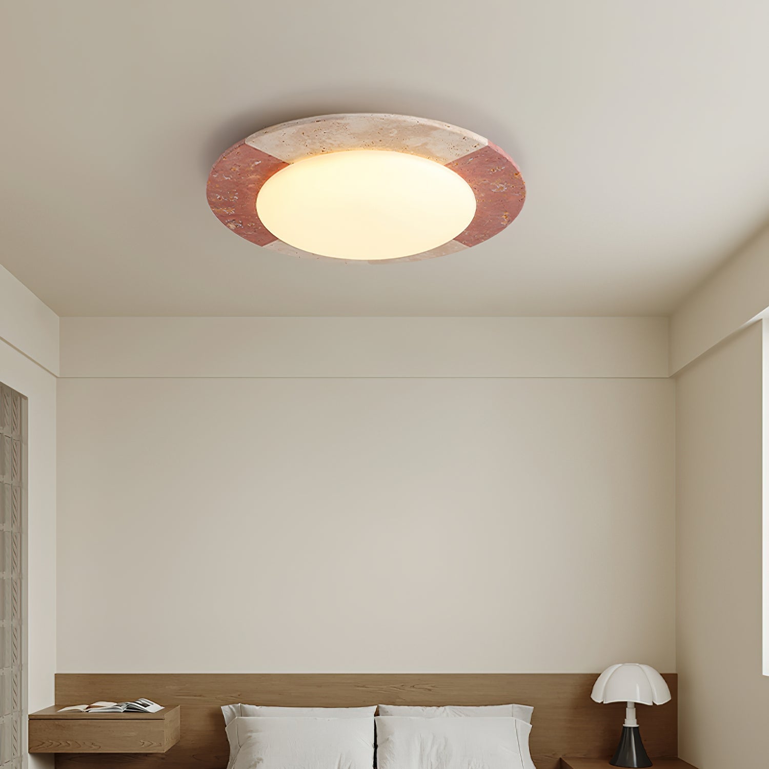 Beya Natural Stone Ceiling Light