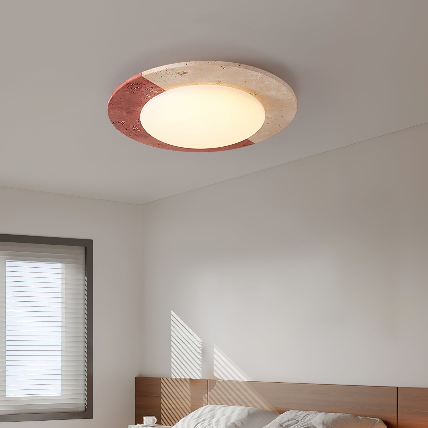 Beya Natural Stone Ceiling Light