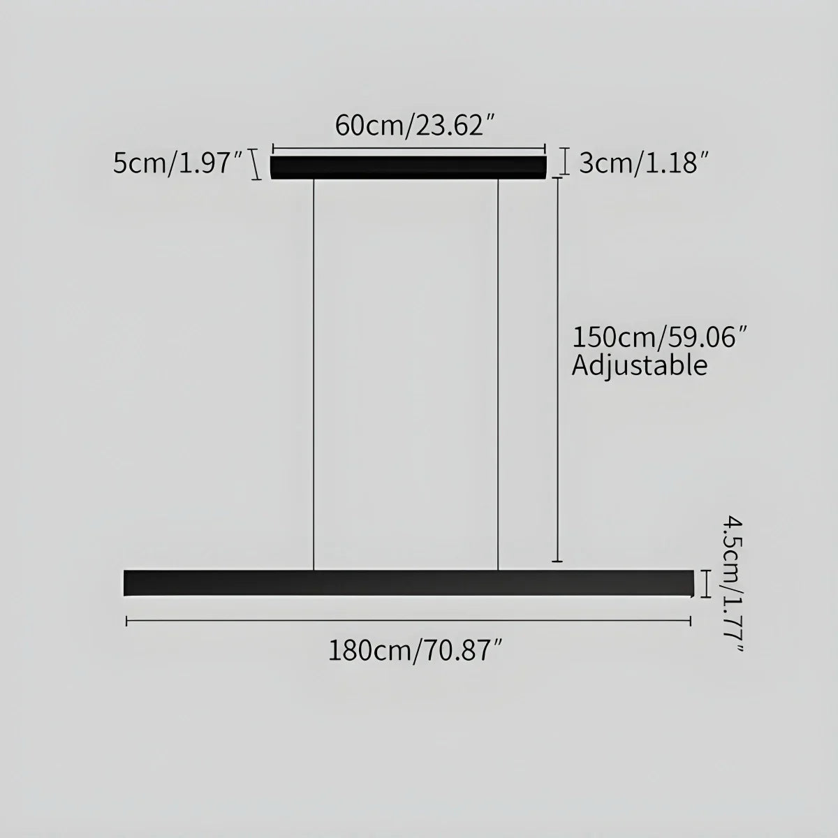 Ceylano Linear Pendant Light