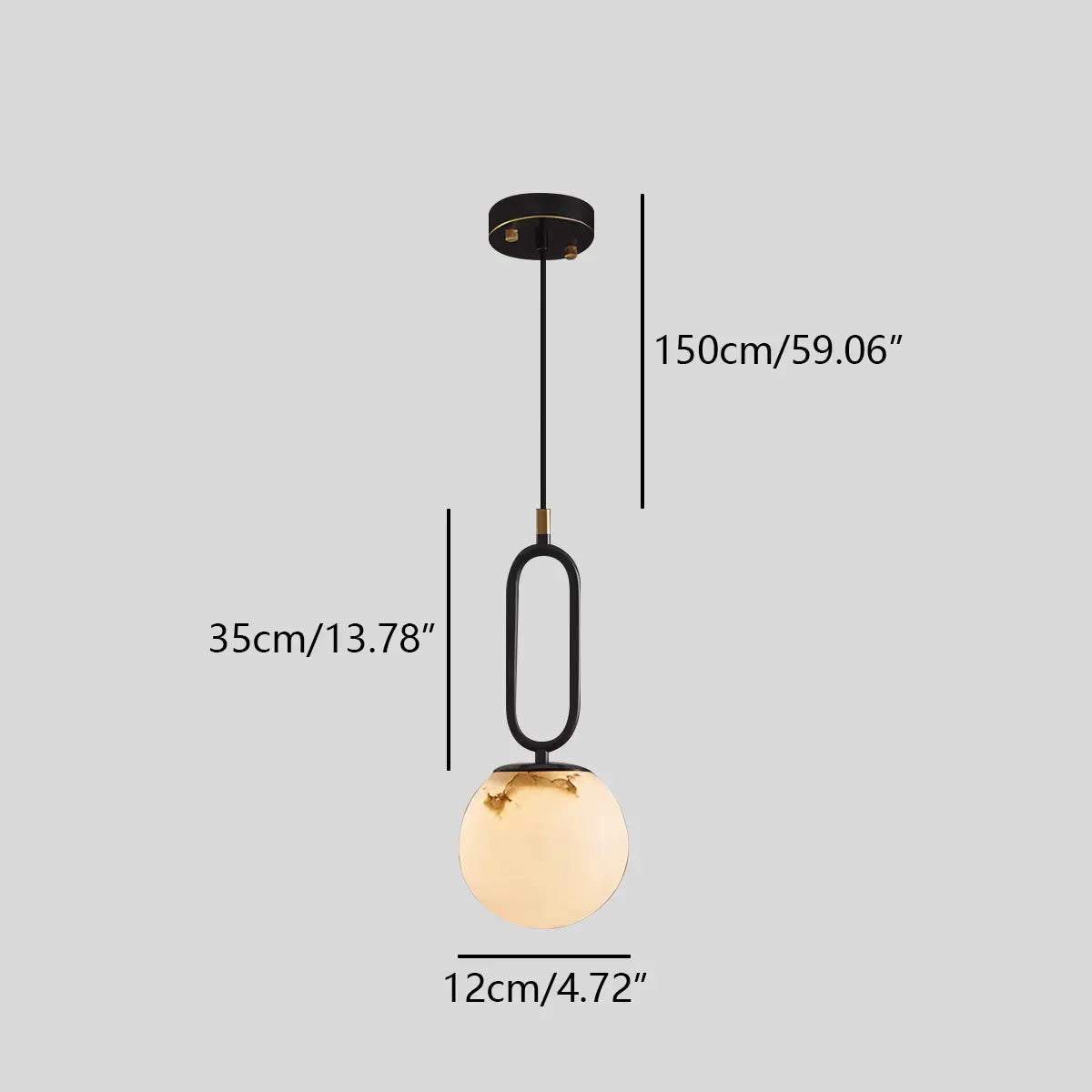 Zazelo Alabaster Pendant Light