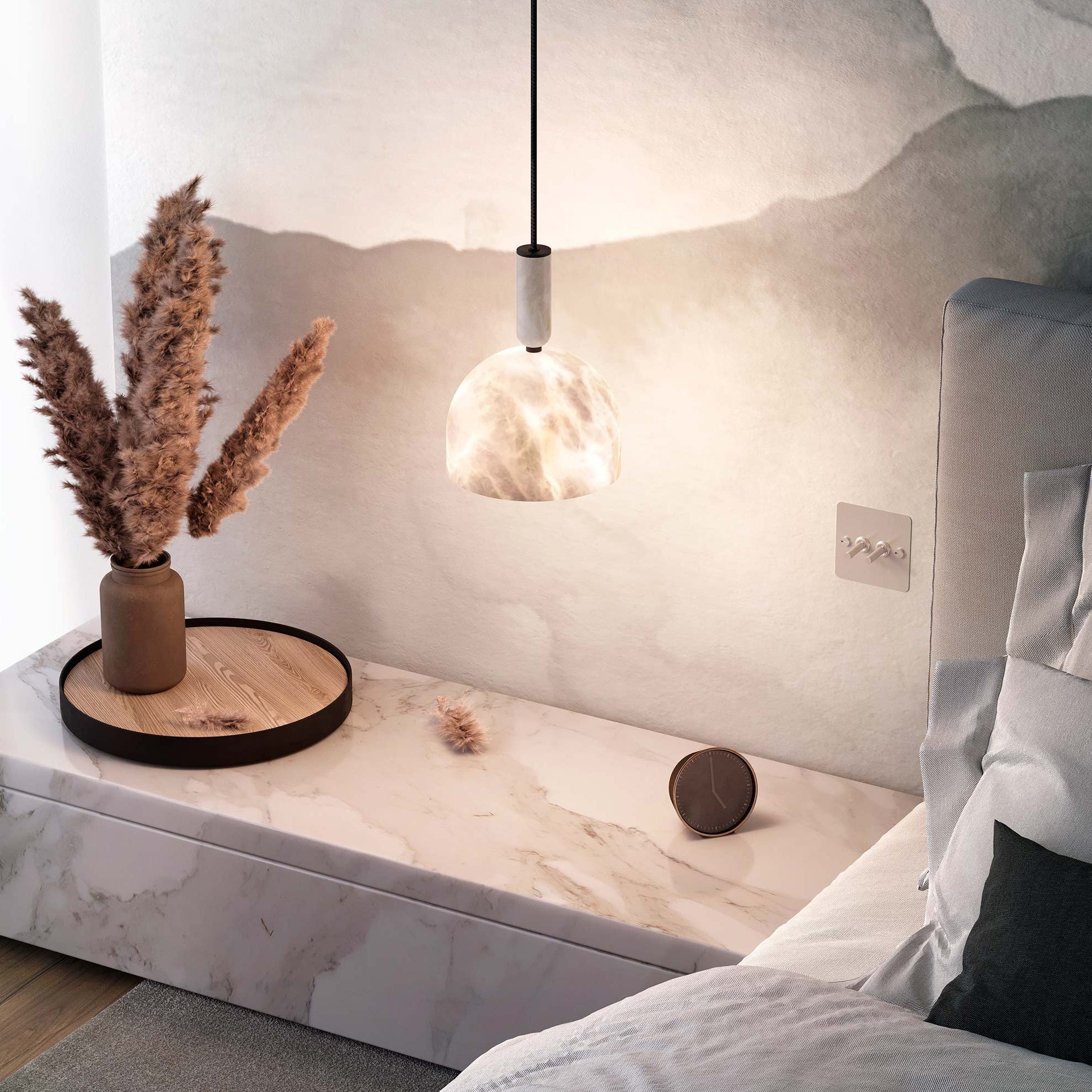 Elani Alabaster Pendant Light