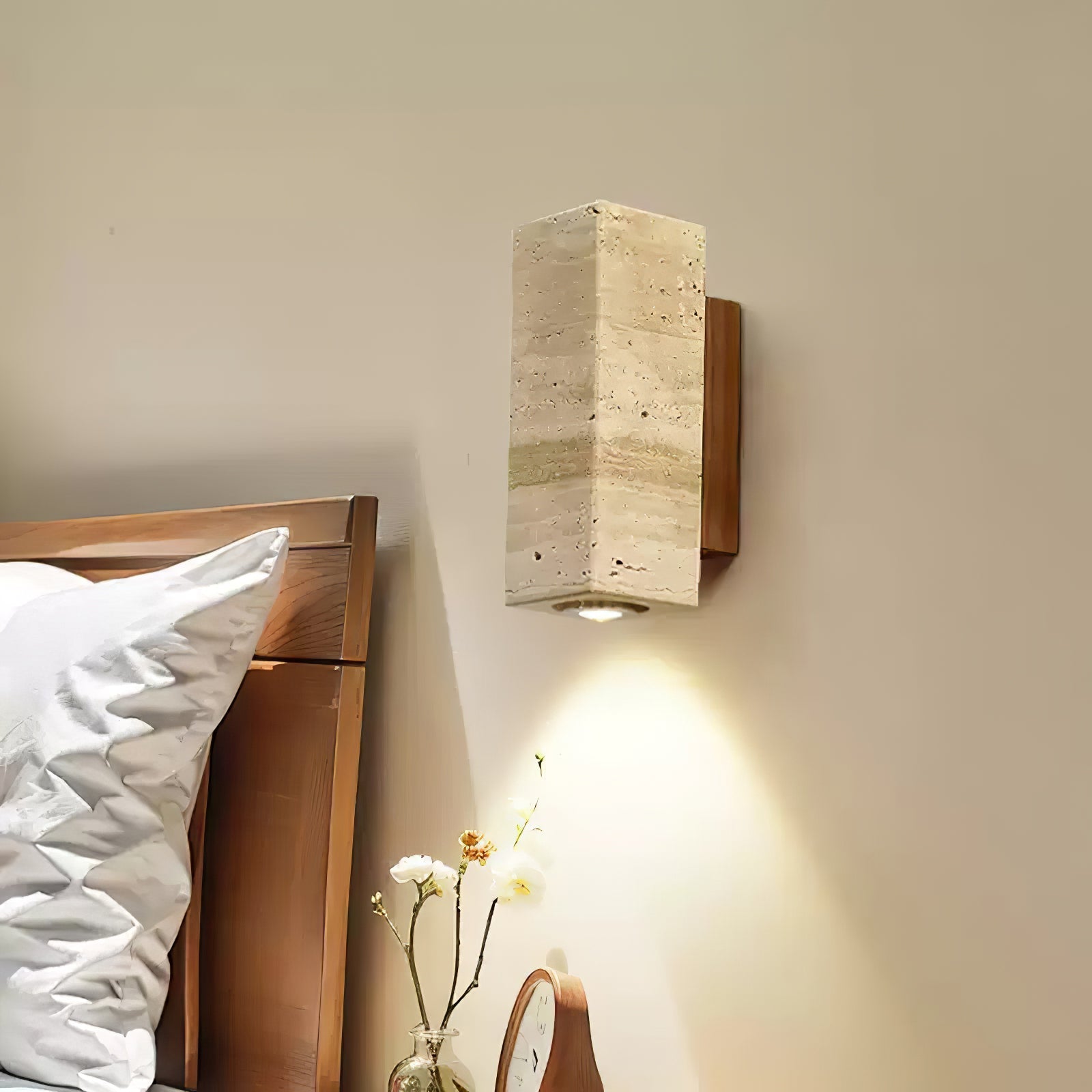Belon Travertine Wall Light