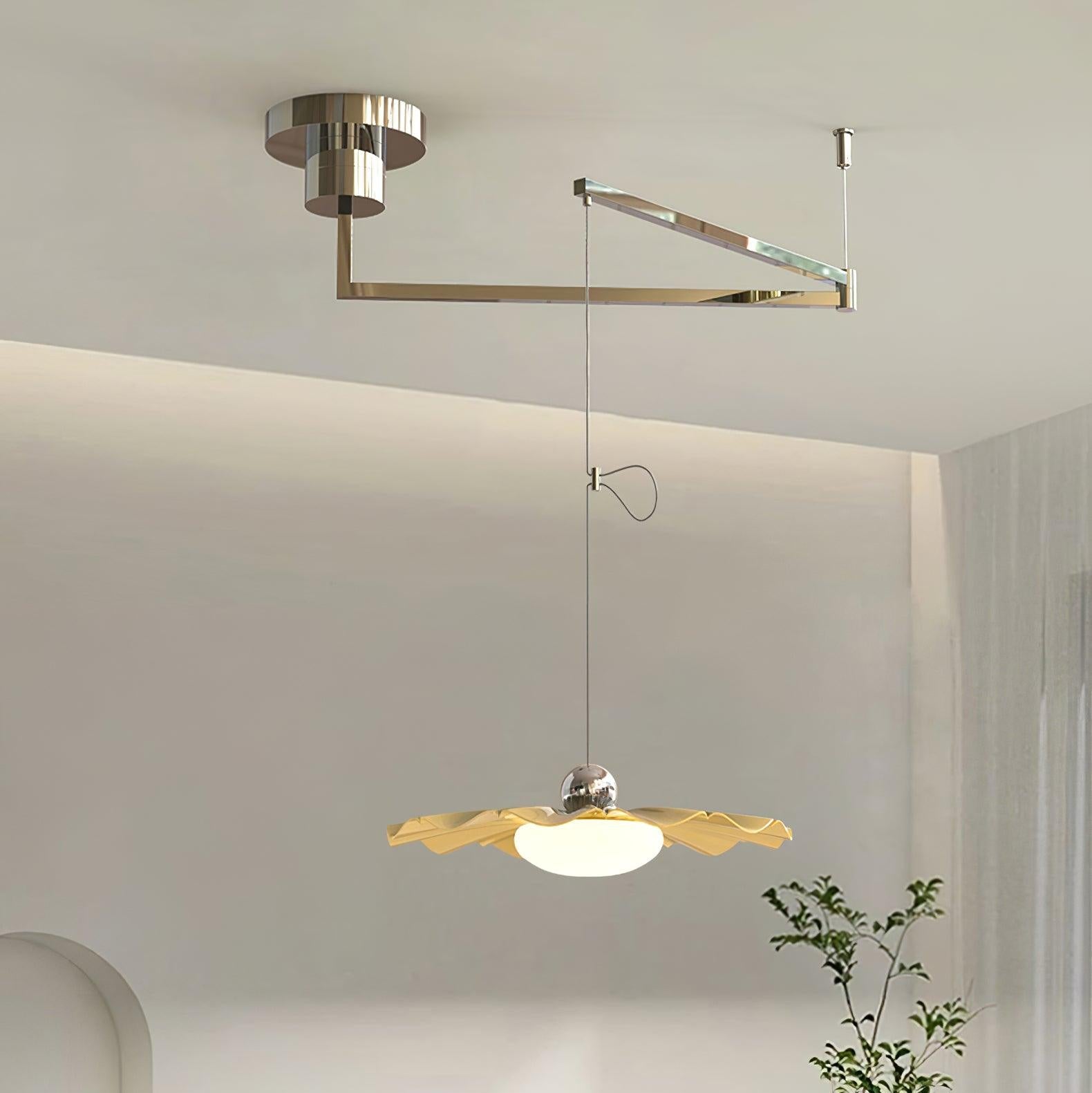 Bloze Flower Swing Arm Pendant Light