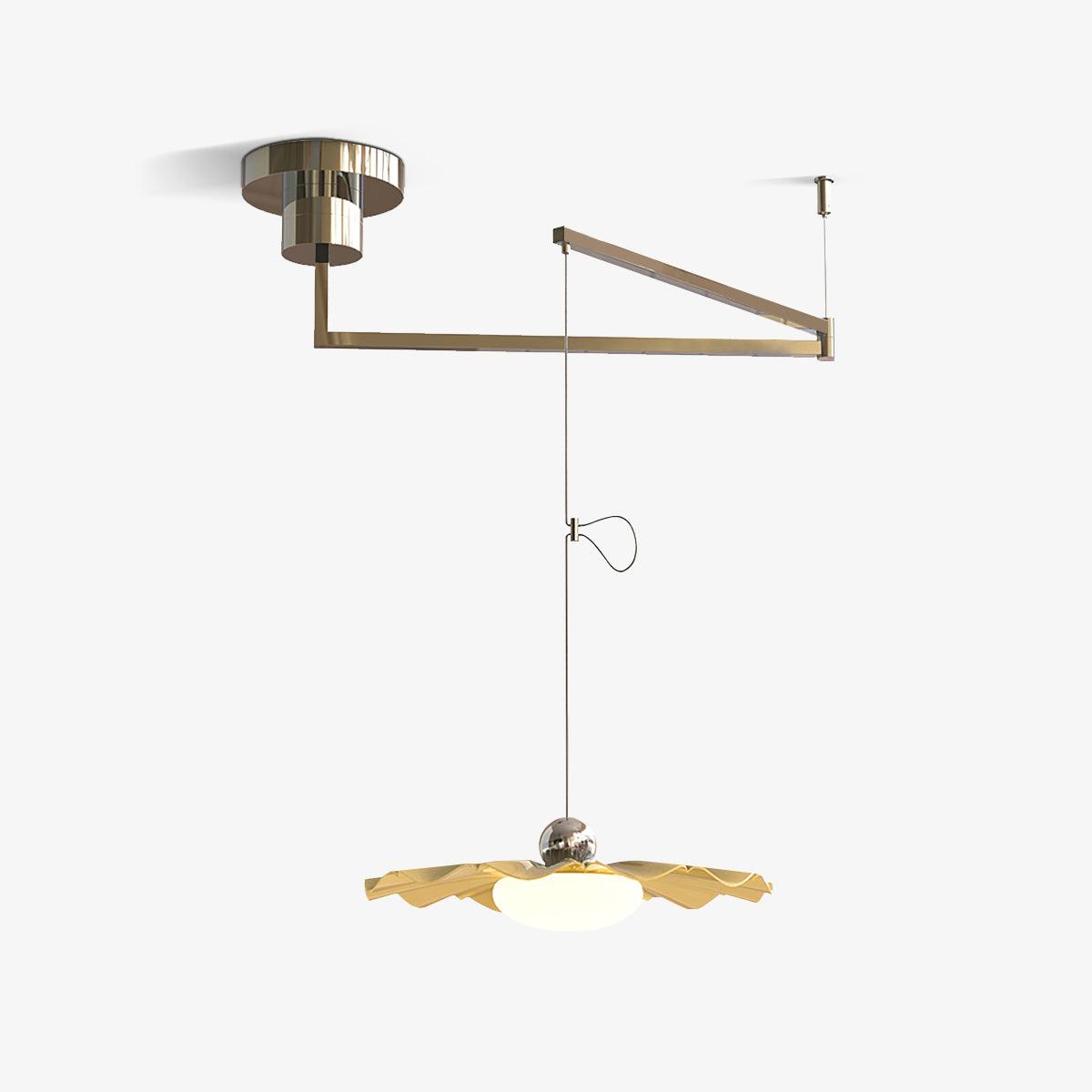 Bloze Flower Swing Arm Pendant Light