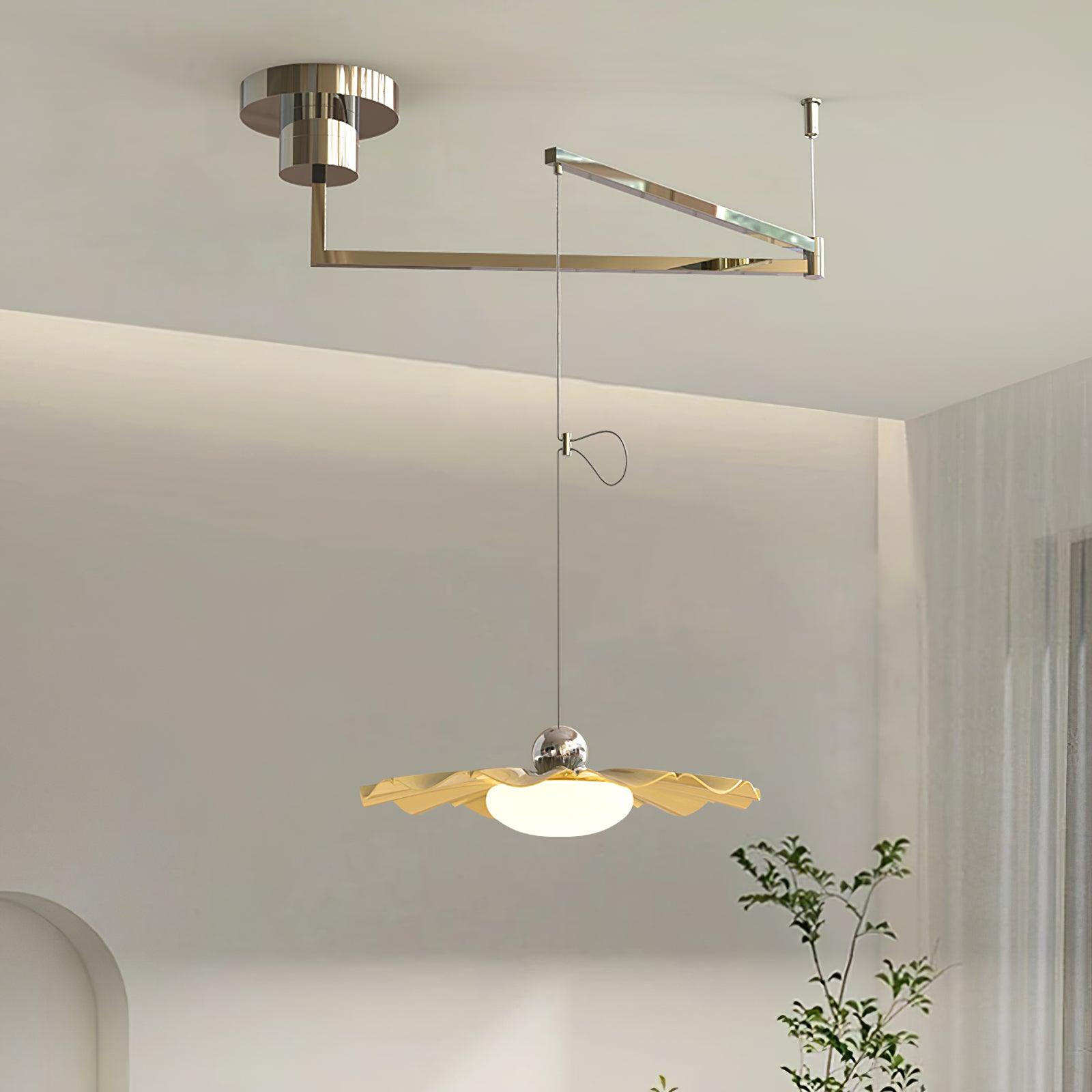Bloze Flower Swing Arm Pendant Light