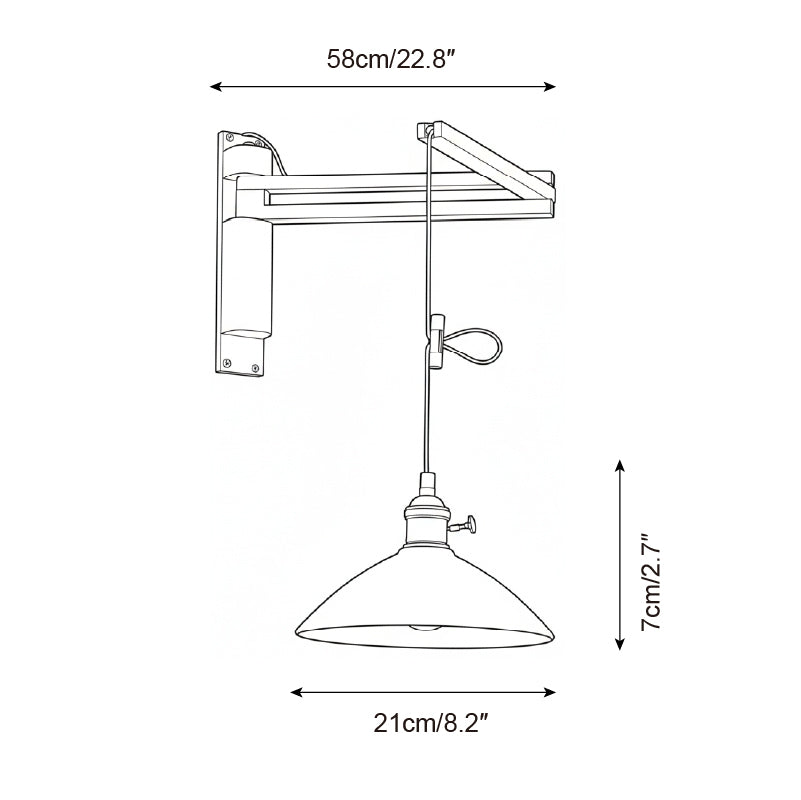 Befosa Swing Arm Wall Light
