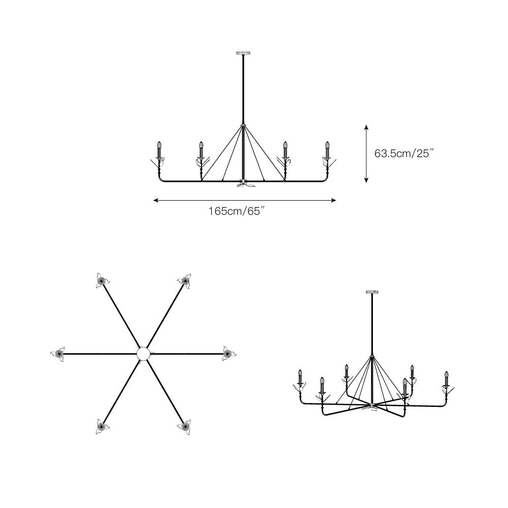 Ashre Linear Chandelier