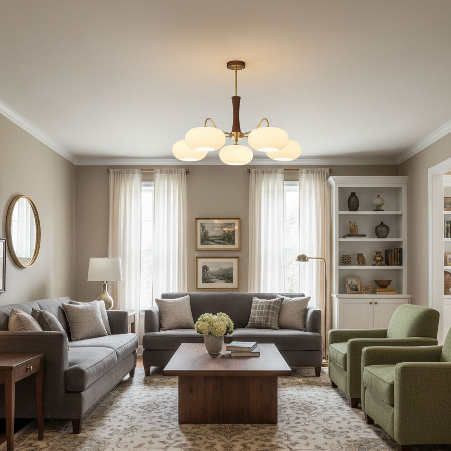 Paxeey Persimmon Chandelier