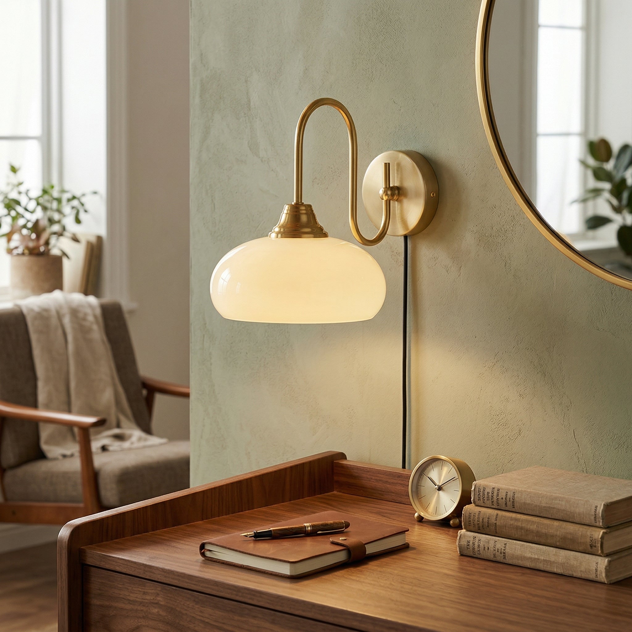 Harelay Plug In Wall Light
