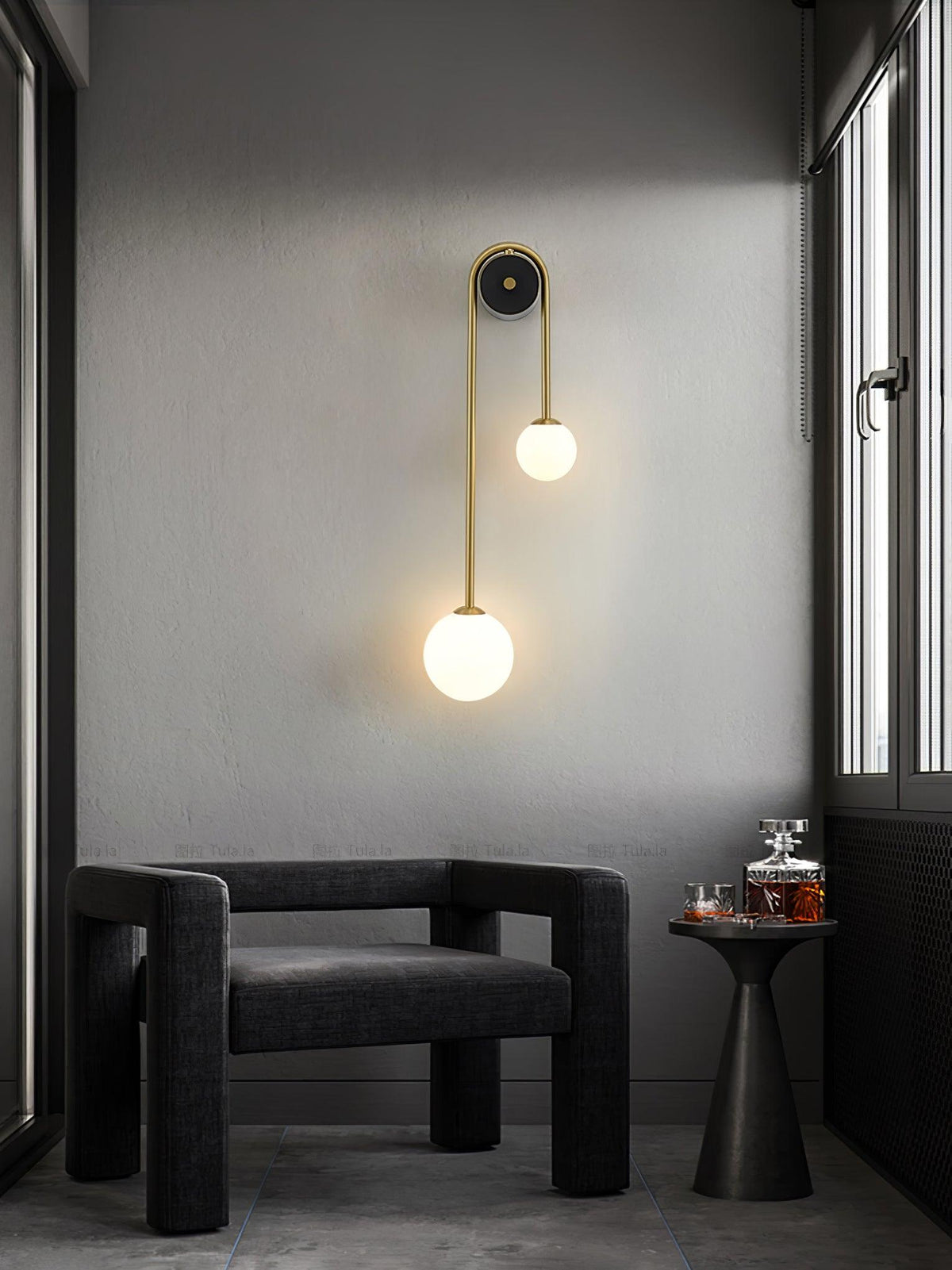 Aldleyis Arched Wall Light
