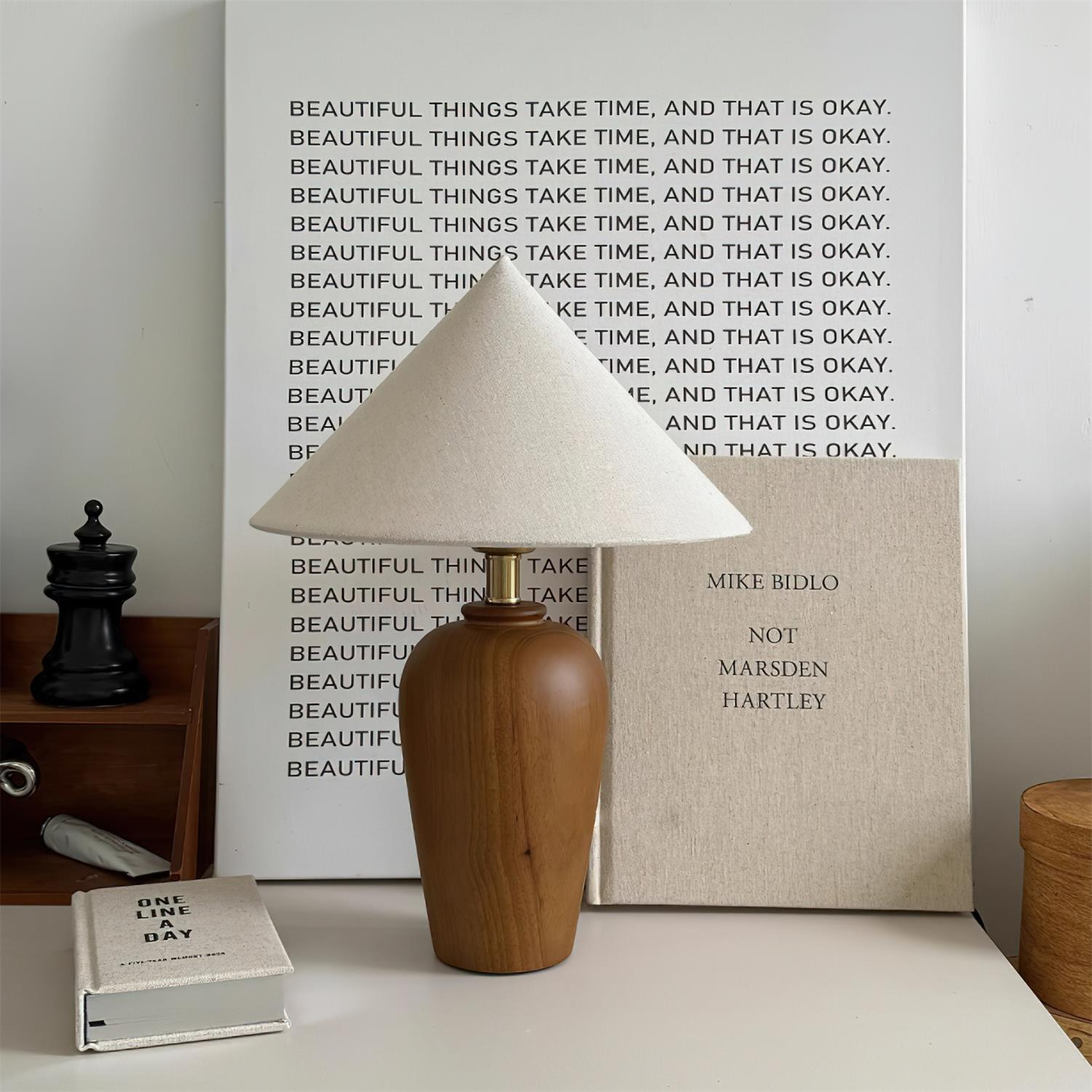 Brevo Wooden Table Lamp