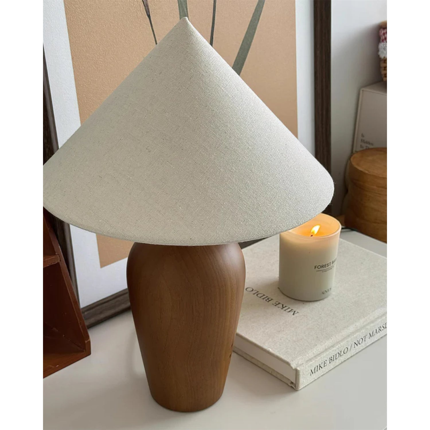 Brevo Wooden Table Lamp