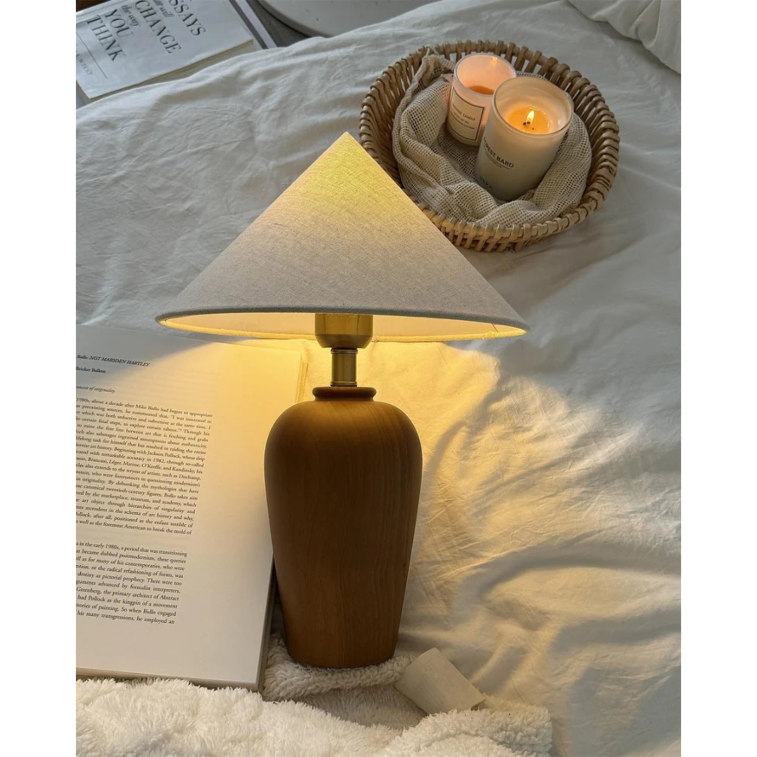Brevo Wooden Table Lamp