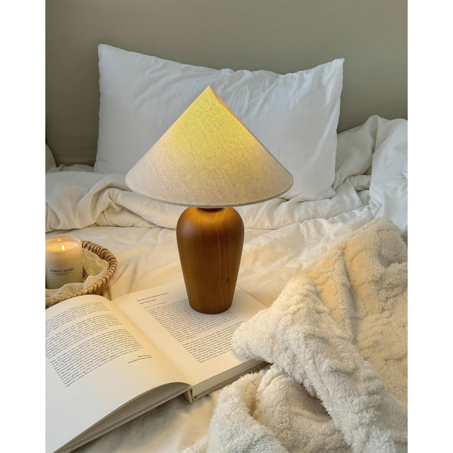 Brevo Wooden Table Lamp