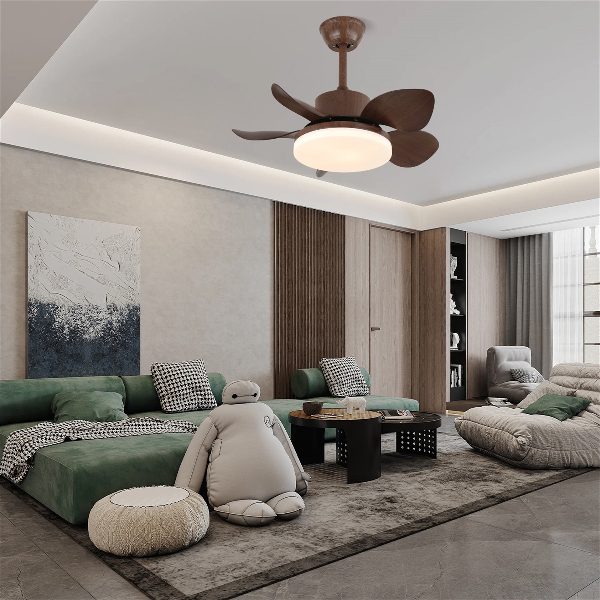 Telza LED Mini Ceiling Fan
