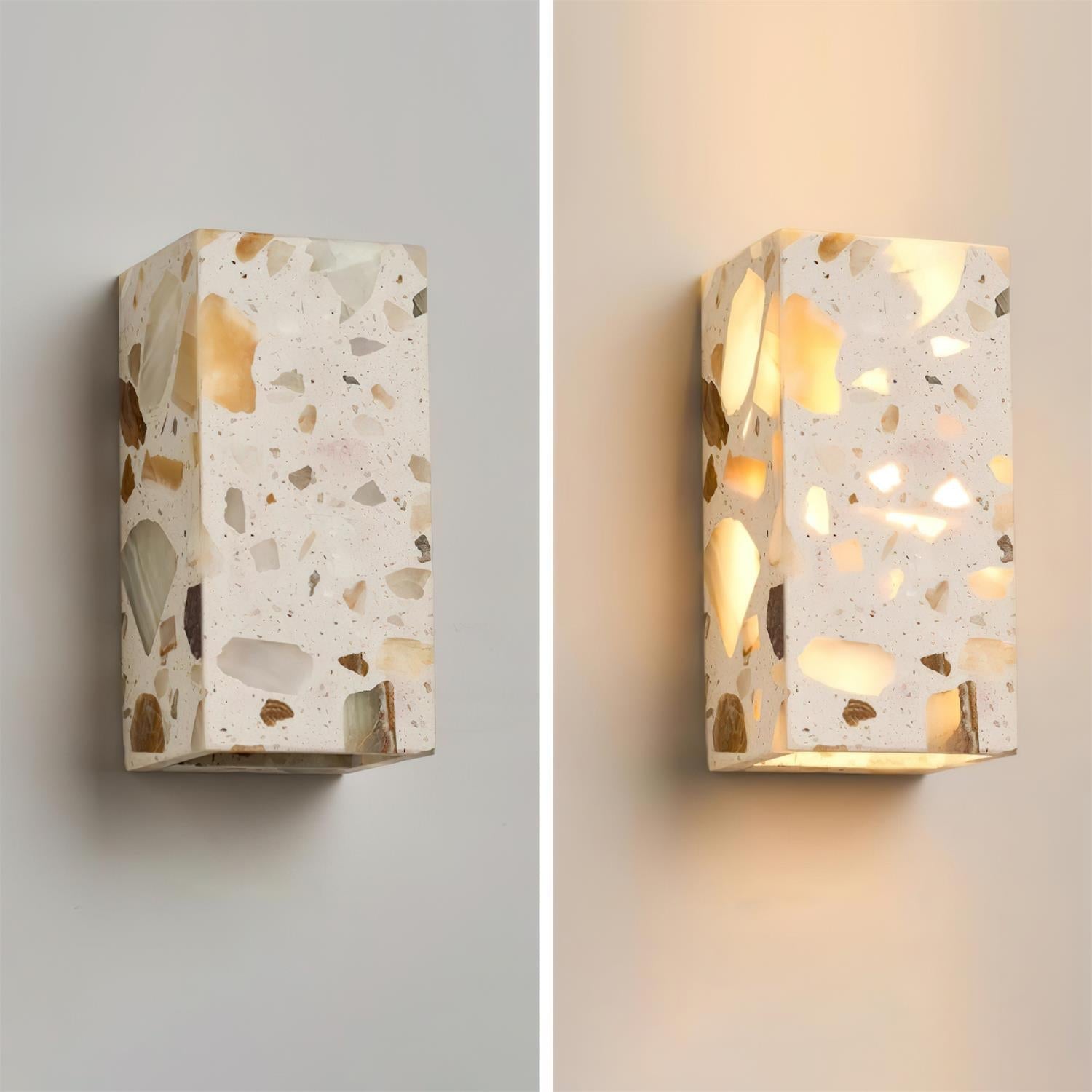 Belisca Natural Stone Wall Light