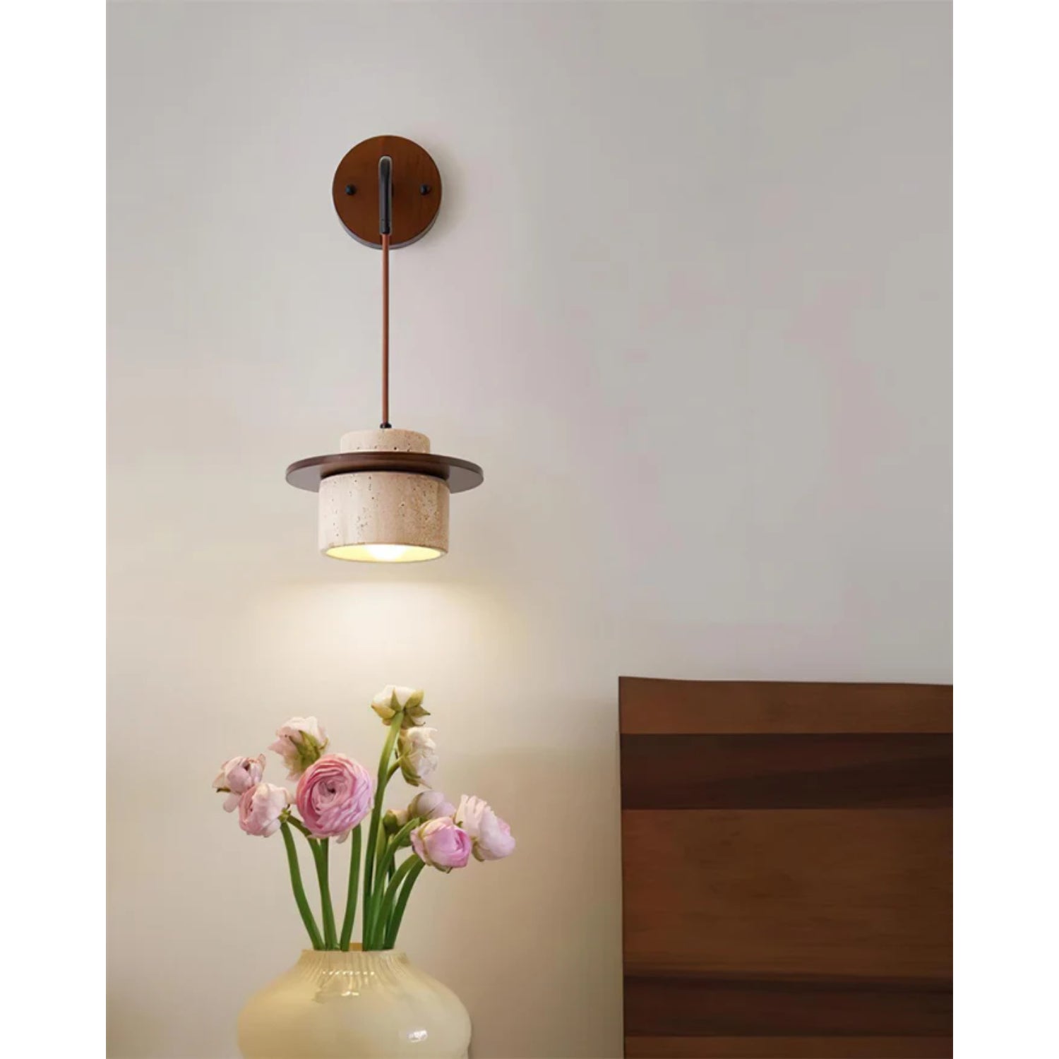 Mismon Natural Stone Wall Light