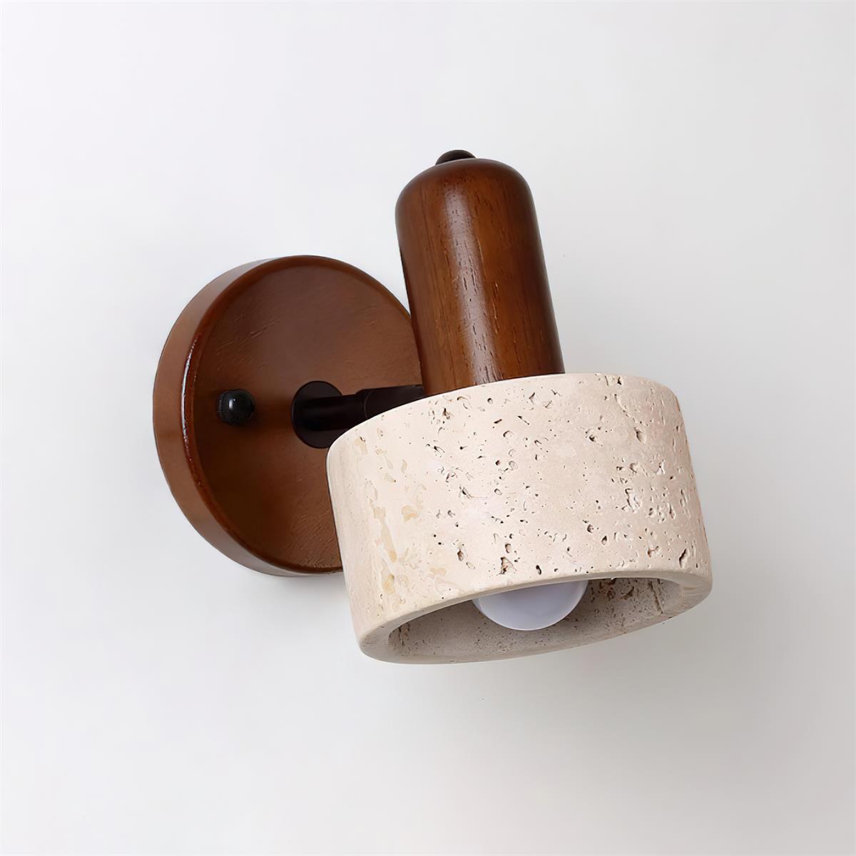 Belunis Natural Stone Wall Light