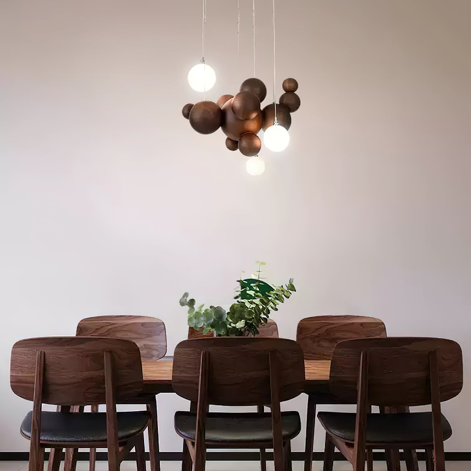 Beo Wooden Balls Pendant Light